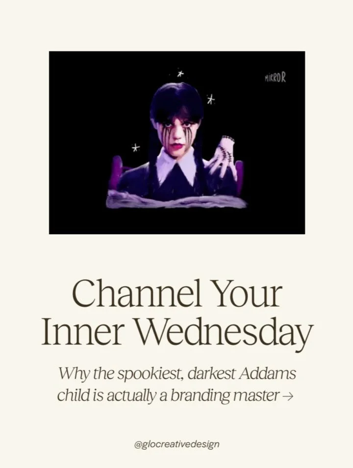 But like&hellip; is Wednesday Addams actually a branding genius? 🕸️🕷️

Honestly her IDGAF attitude is admirable. And sometimes we all need to channel a little more of that &lsquo;tude when it comes to building our brands.

🖕you&rsquo;re not here t