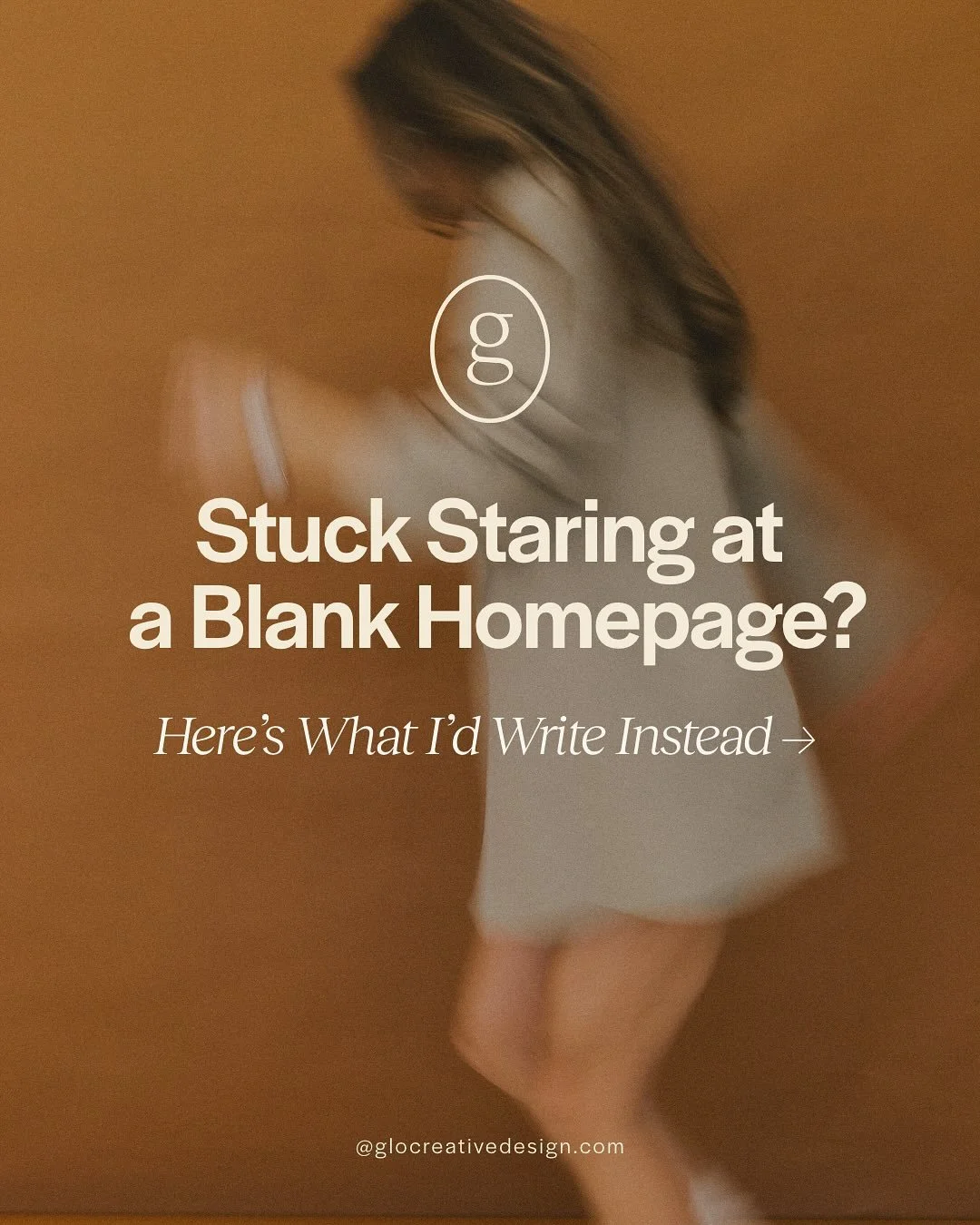 Writing your homepage copy doesn&rsquo;t have to feel like pulling teeth.

But if you&rsquo;re staring at a blinking cursor and wondering *what the heck goes on this page,* you&rsquo;re not alone.

Here&rsquo;s a breakdown of the 3 things your homepa