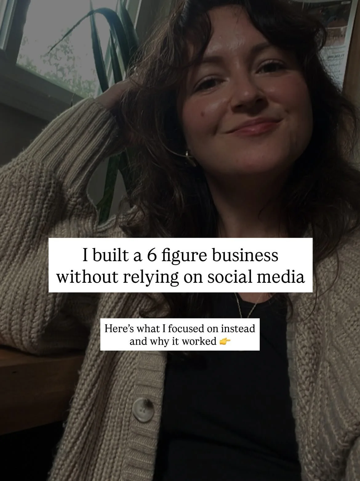When I quit chasing Instagram engagement and started building real systems everything changed.

Pinterest.

SEO.

A website that actually *worked.*

And an email list full of aligned leads.

I don&rsquo;t have a huge following. I don&rsquo;t post eve