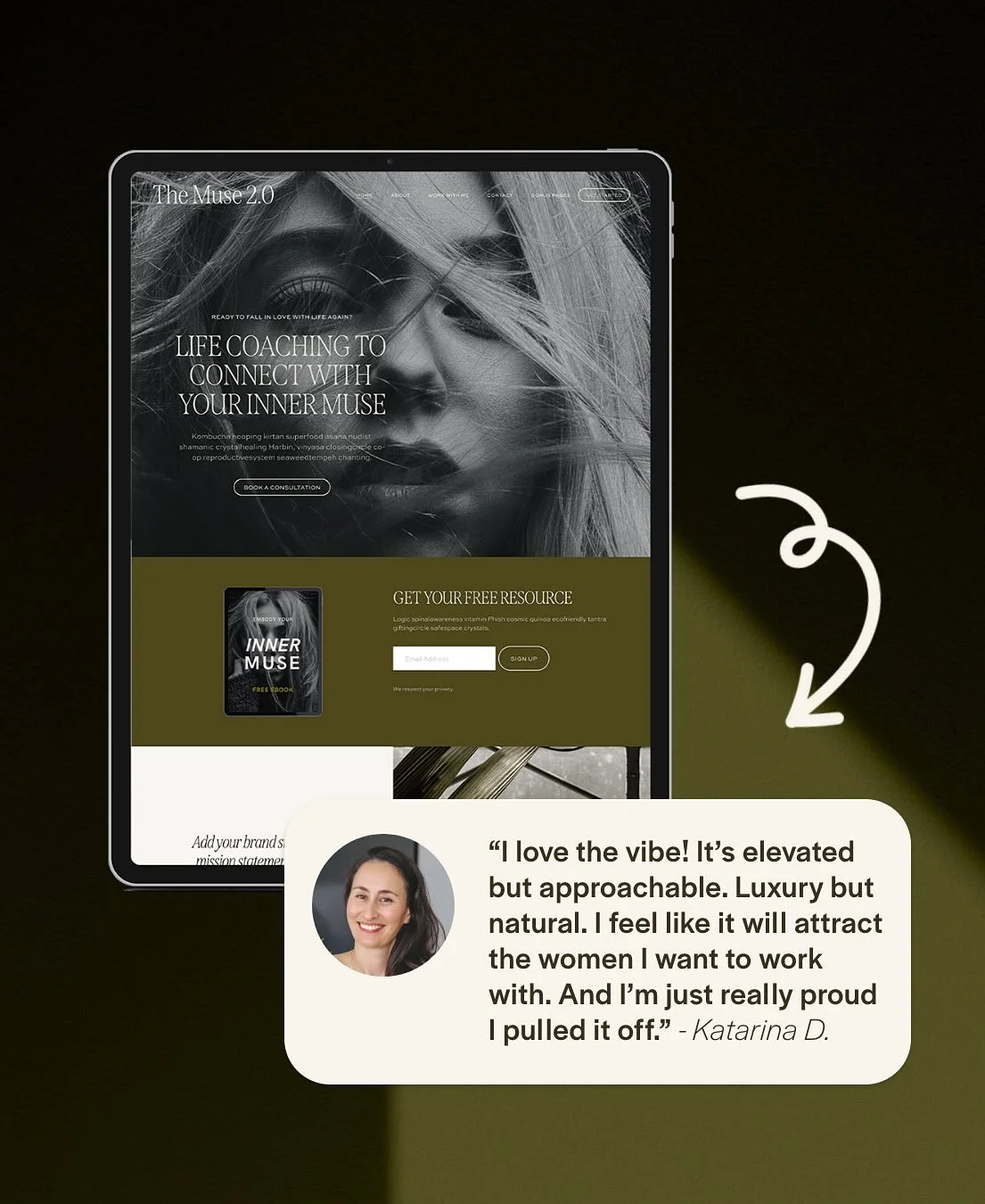 &ldquo;Finally&hellip; it feels like me.&rdquo;✨

That&rsquo;s the feedback I hear again and again after someone launches their site using one of my templates.

They didn&rsquo;t hire a full design team.

They didn&rsquo;t spend months DIY-ing.

They