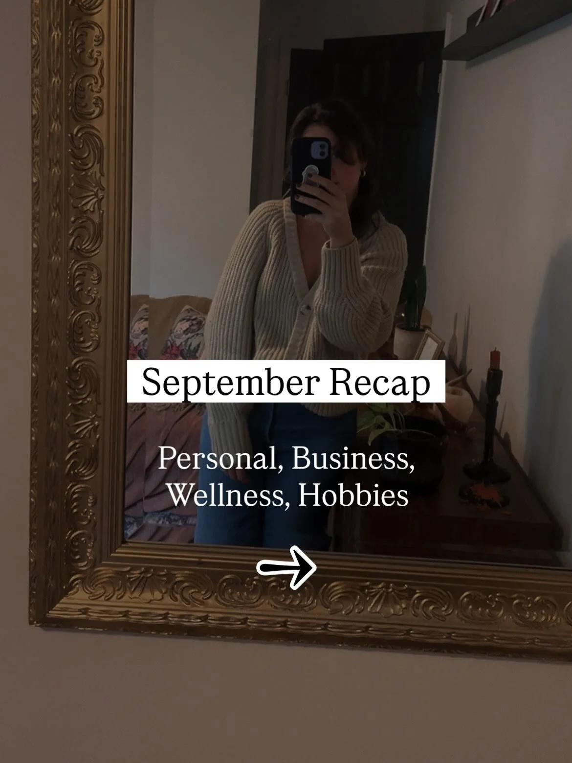 September Recap 🖤

Swipe for my:
🫶🏼 favorite date night
💻 favorite work project
🐴 what I&rsquo;m spending more time doing
📚 favorite hobby
🧘🏼&zwj;♀️ wellness routines

Do we have anything in common!? Share in the comments 👇

#wellnessbrand #