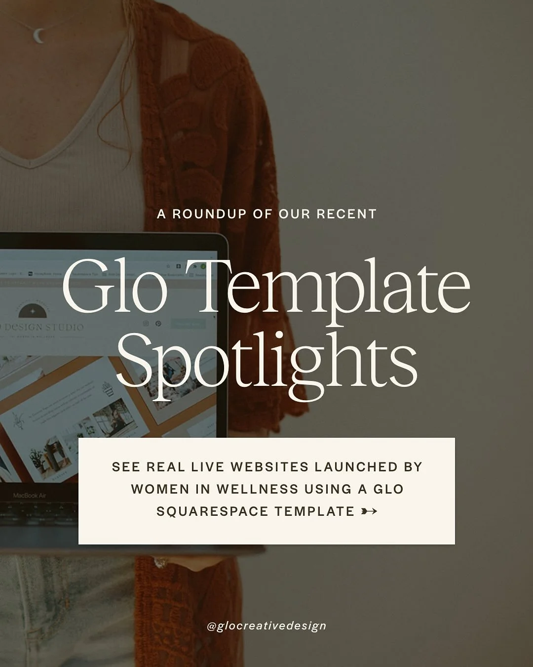 β¨ Proof that DIY doesn’t have to mean “figure it out alone.”
Every one of these stunning sites started with a Glo template,  then got personalized, styled, and brought to life by incredible women building meaningful, wellness-drive