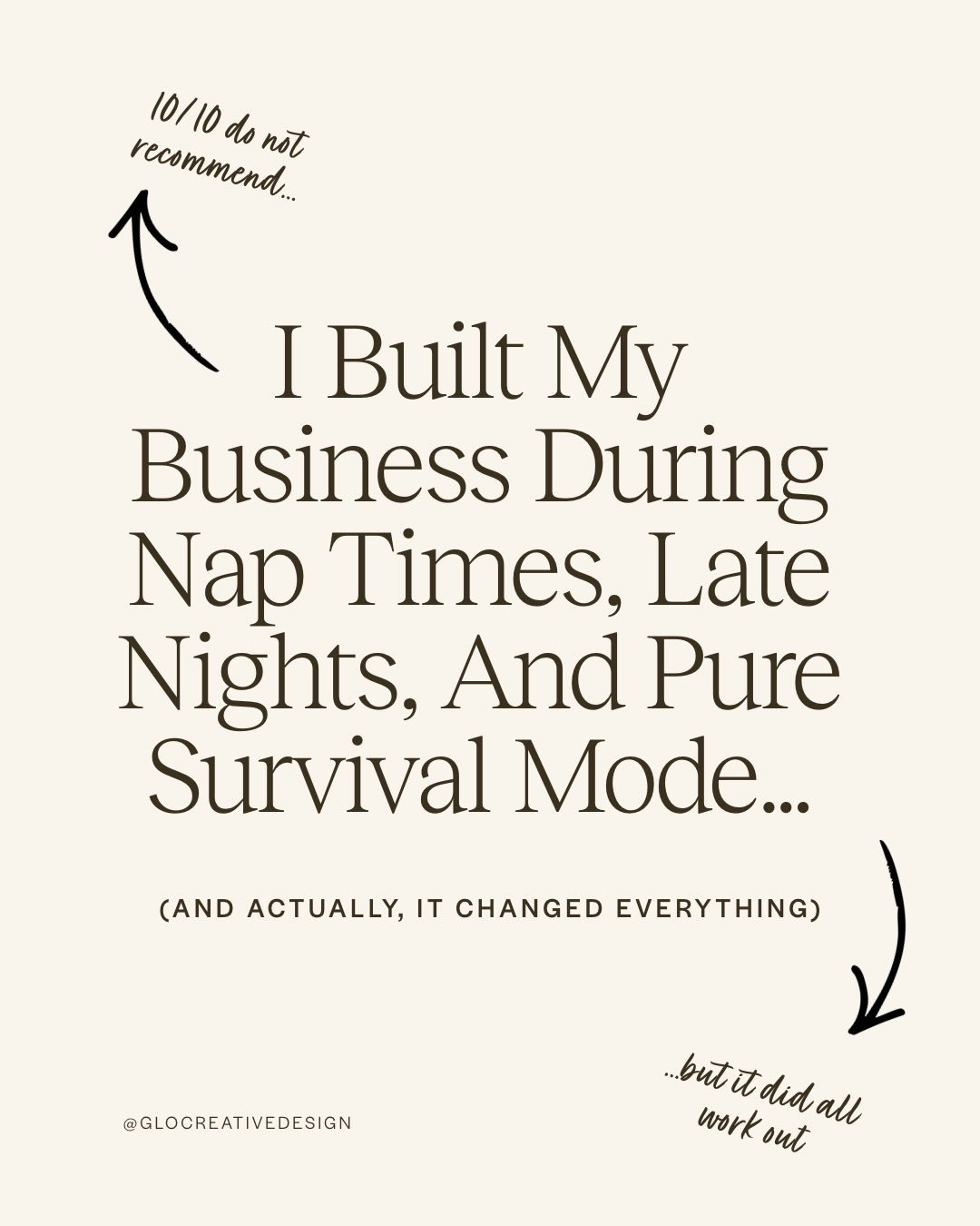 If you&rsquo;ve also relied on nap times and Disney movies to build your business, raise your hand 🙋&zwj;♀️ 😅

Starting a new business is not for the faint of heart-
Especially when you&rsquo;re a mom
Especially when you&rsquo;re literally in survi