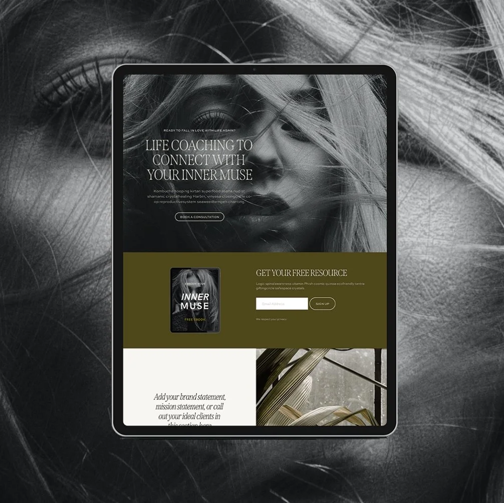 The Muse | Squarespace Website Template