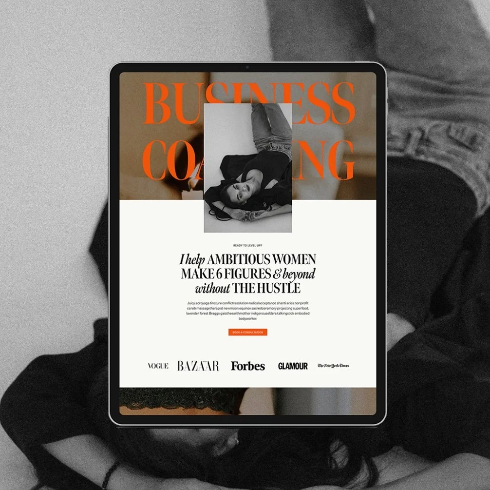 The Boss | Squarespace Website Template