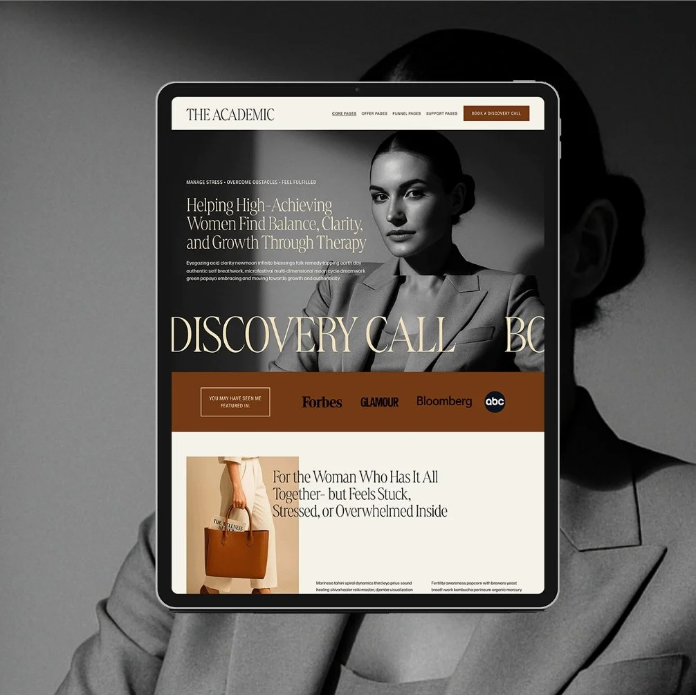 The Academic | Squarespace Website Template