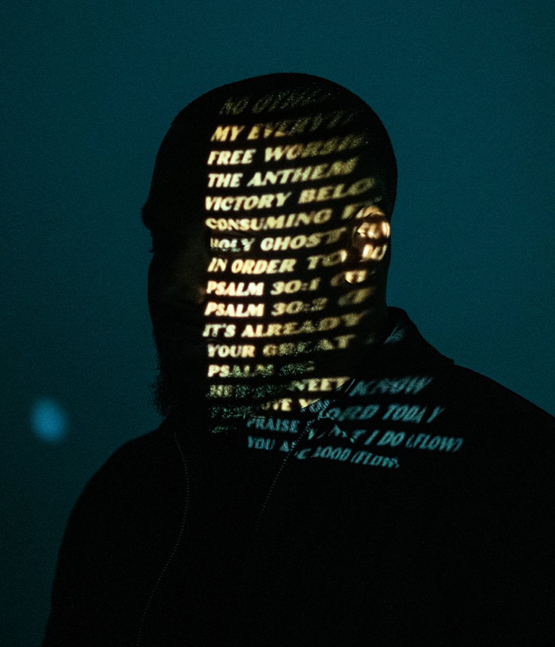 Creative Direction, Todd Dulaney, PROMISES Photoshoot, using projection mapping