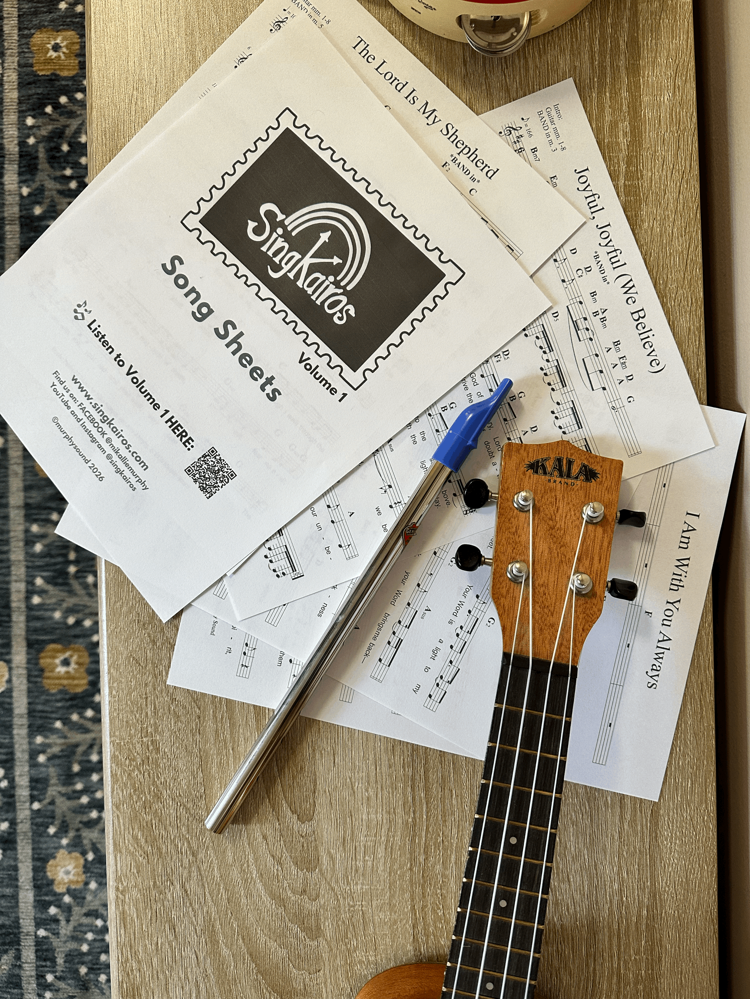 SingKairos Volume 1 Song Sheets - PDF download