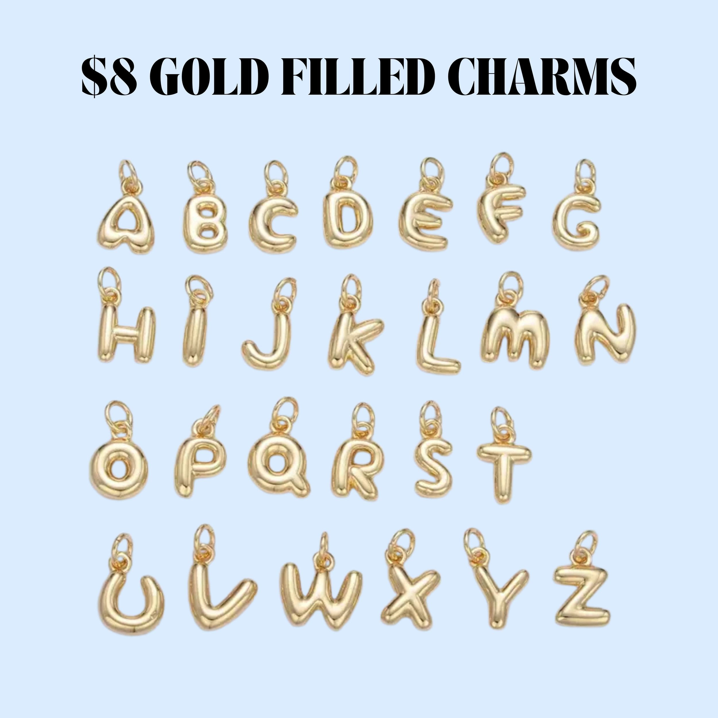 $8 Gold Filled Charms