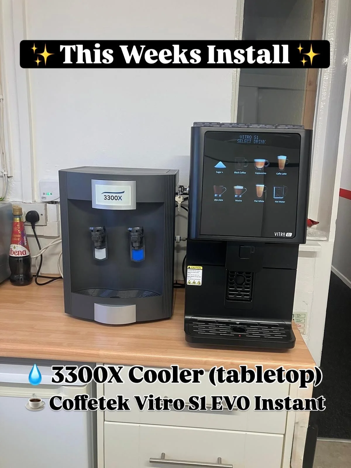 ✨Multi-Equipment Supply Completed &mdash; Stockport✨

We&rsquo;re proud to support a global, innovation-driven company at their Stockport site with a full suite of refreshment equipment designed to keep their teams fuelled, hydrated, and ready for wh