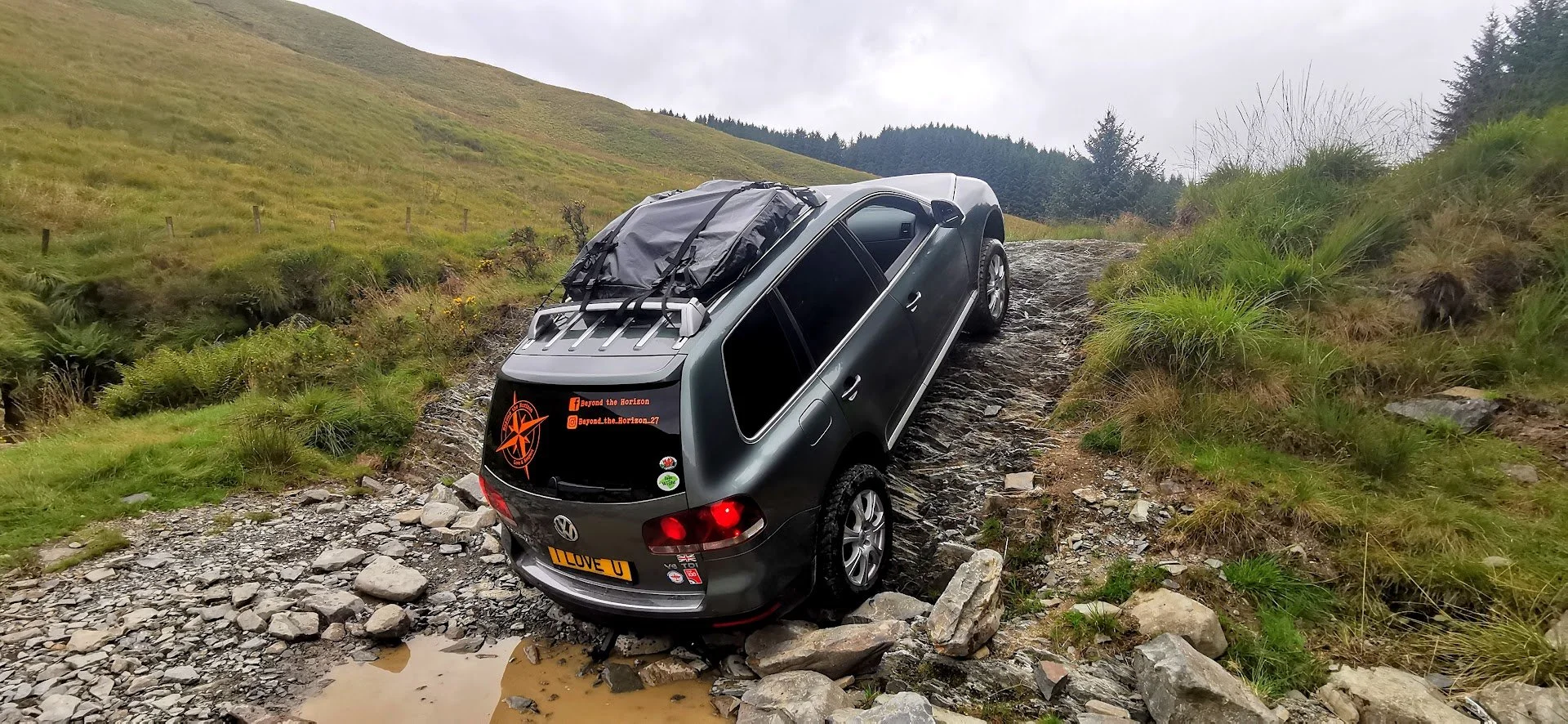 Strata Florida Abbey &amp; bomb hole