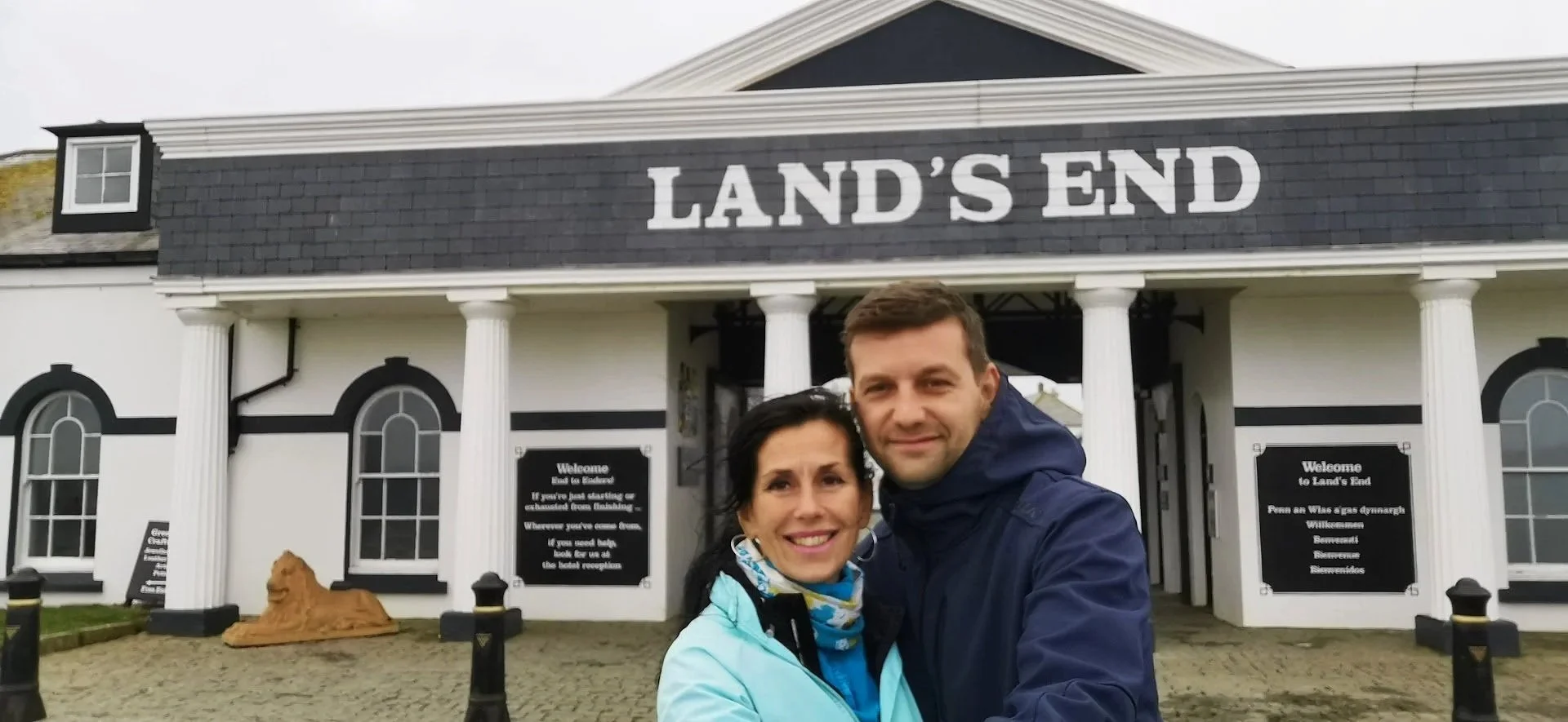 Lands End , Tintagel castle &amp; Gallos statue 