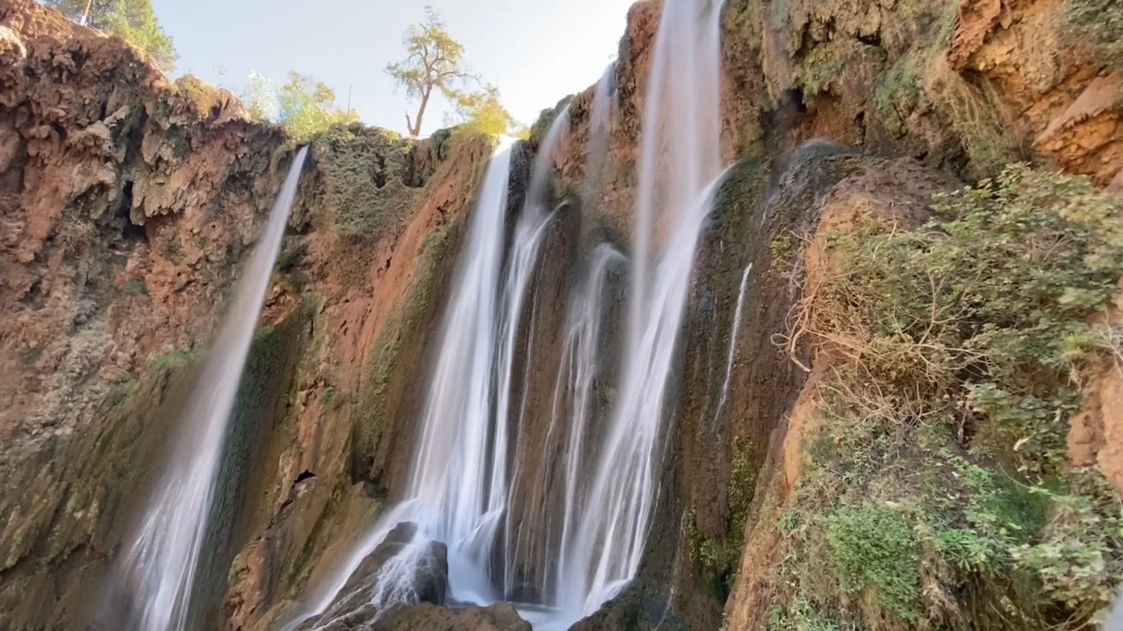 Morocco - driving to Ozoud waterfalls &amp; Atlas mountains