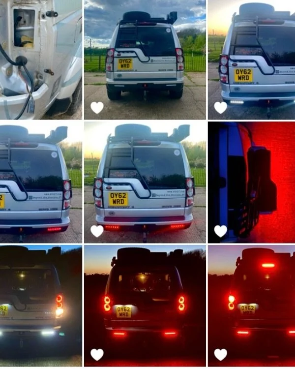 We spent yesterday doing another upgrade - Lights 💡 
We decided to replace rear reflectors with those 3 in 1 lights (reverse, tail, brake), and make them 6 in 1 !!!
Mainly we want to use them as camping lights to illuminate the ground behind the car
