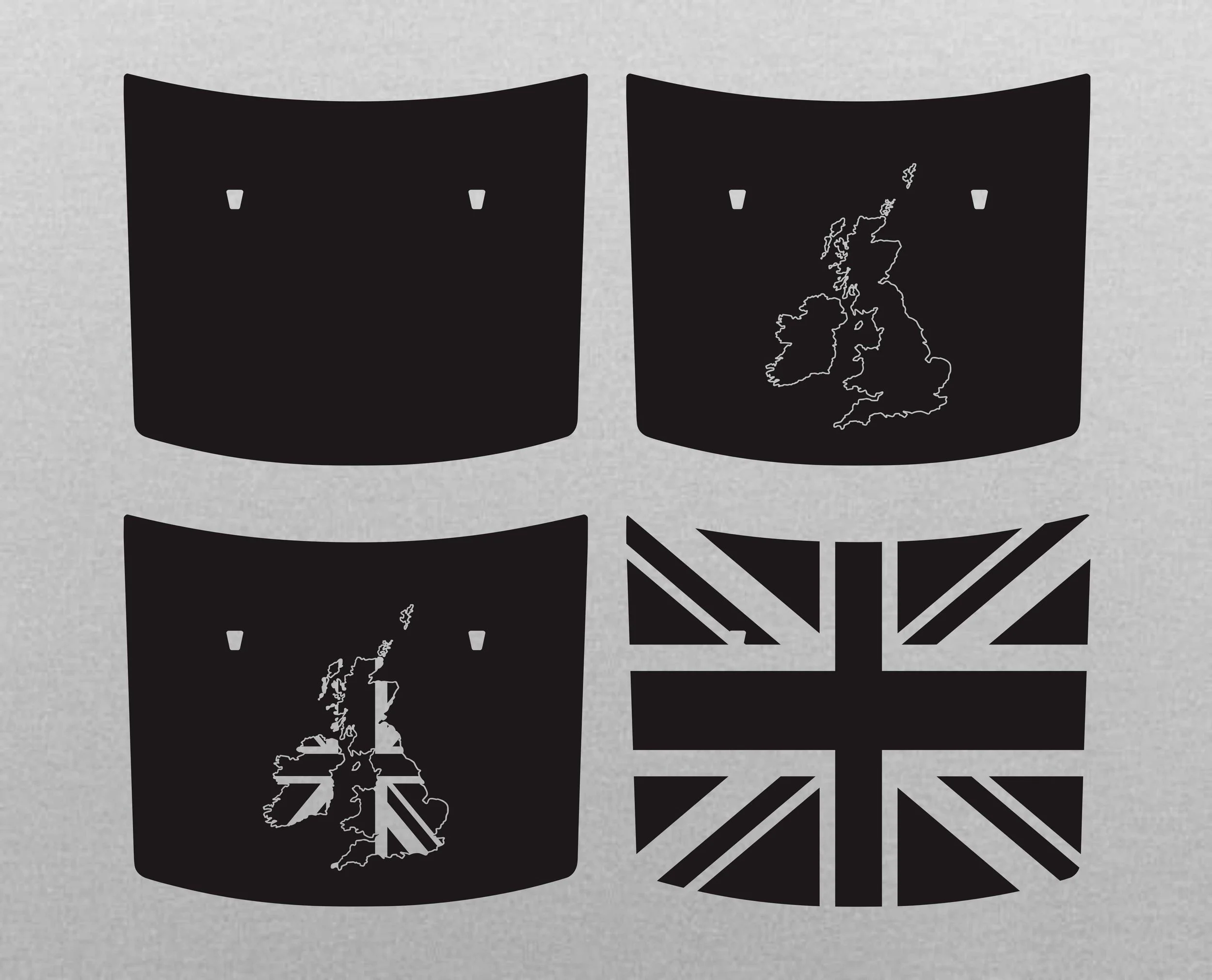Discovery 3/4 Bonnet decal - various designs