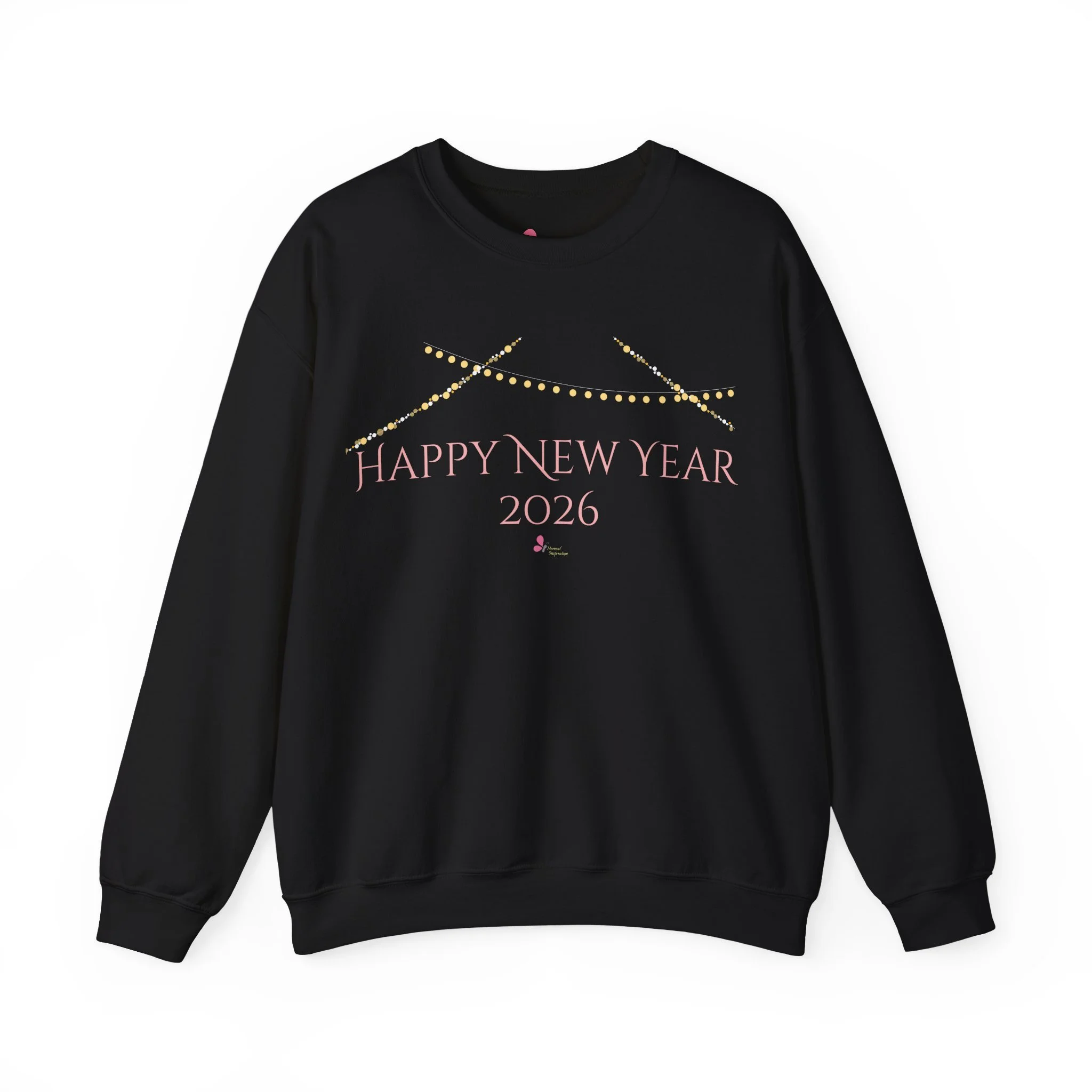 Happy New Year 2026 Crewneck Sweatshirt — Festive Minimalist NYE Pullover