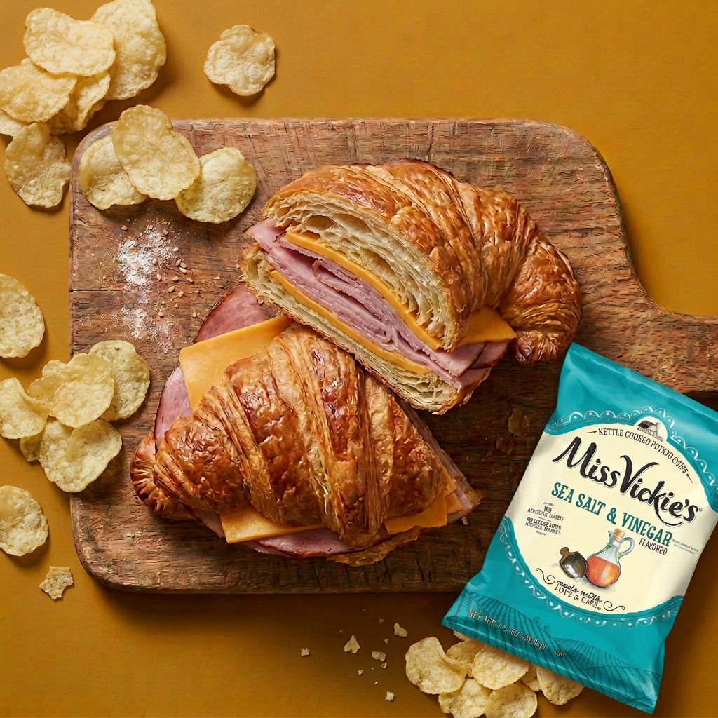Ham & Cheddar on Croissant (Pre-Order)