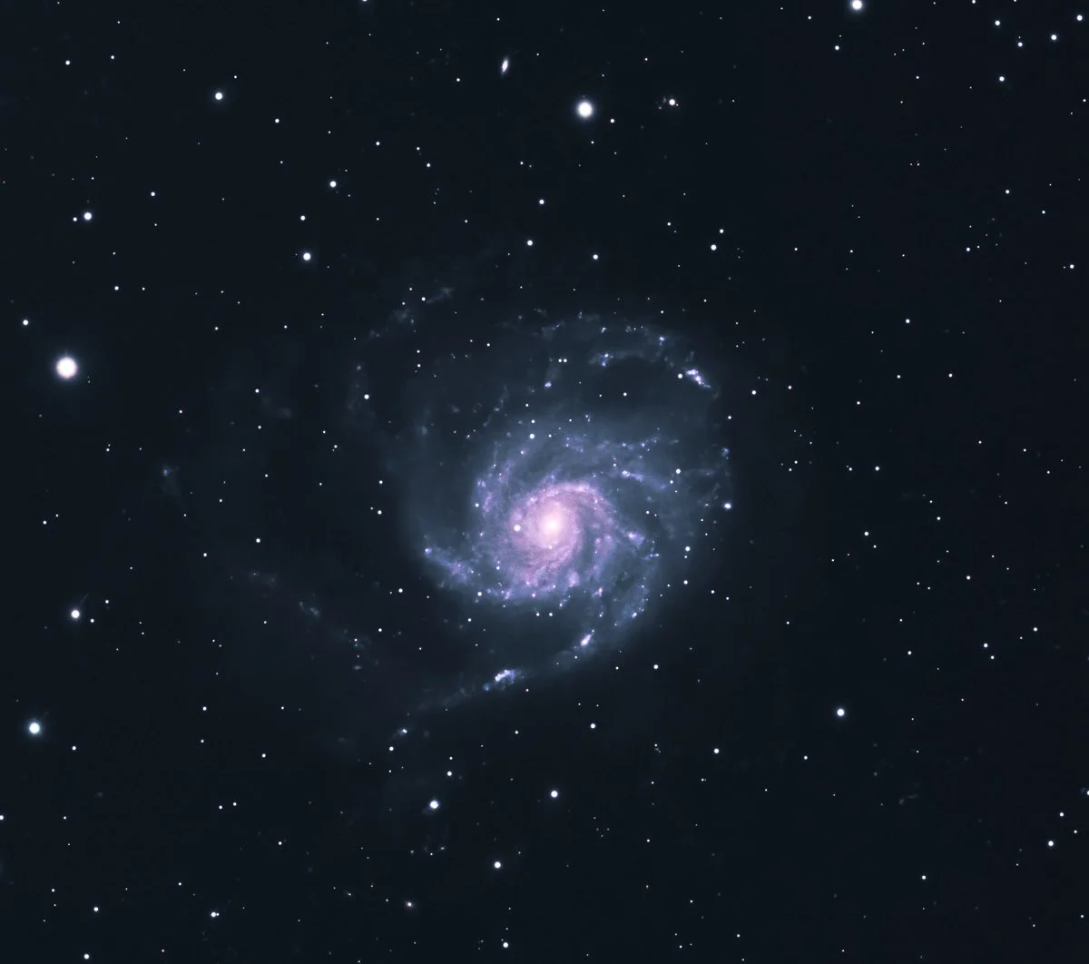 Pinwheel Galaxy (M101) 60 minutes total integration time. Filter = LRGB