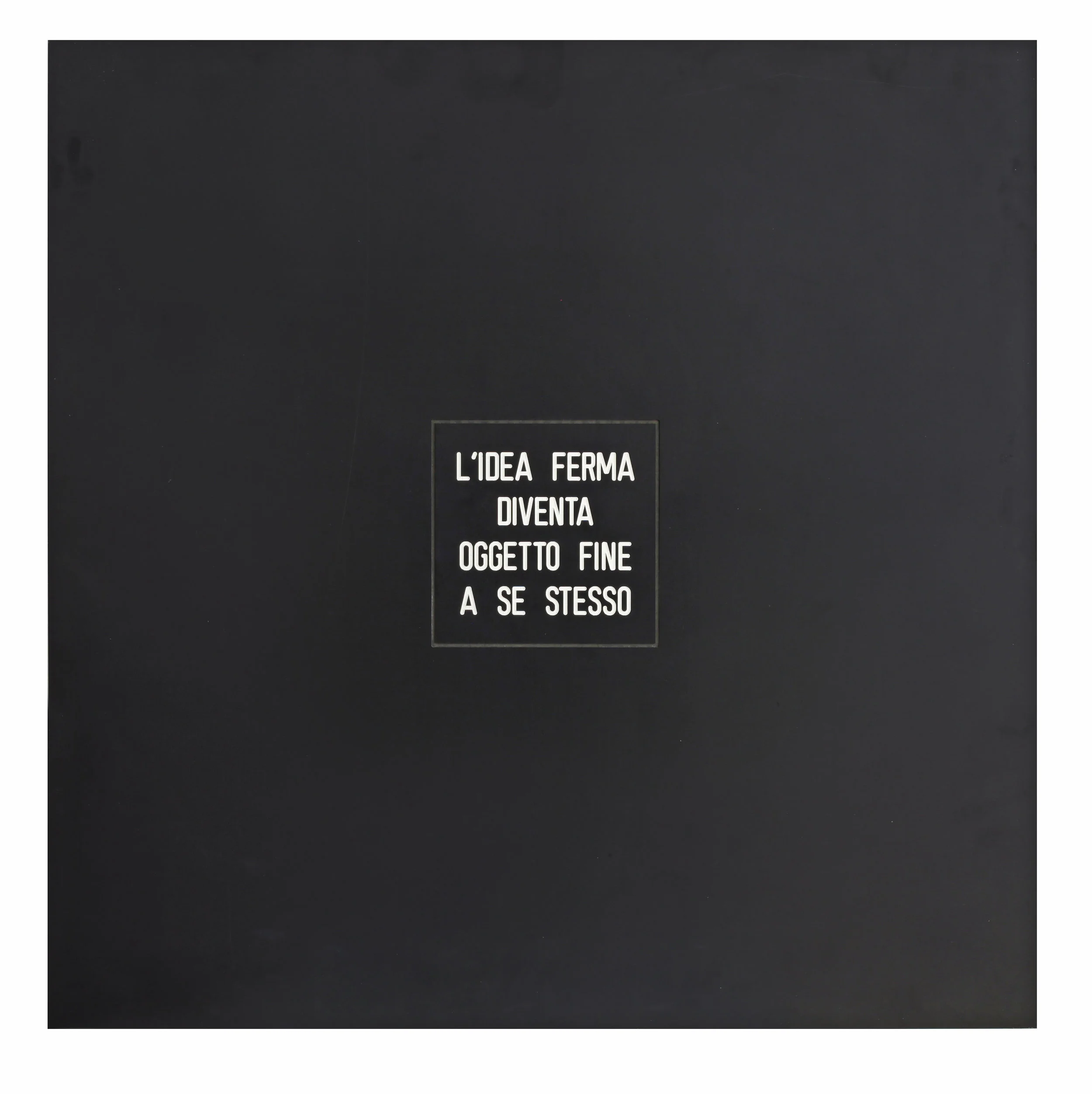 Vincenzo Agnetti (Italian, 1926-1981)