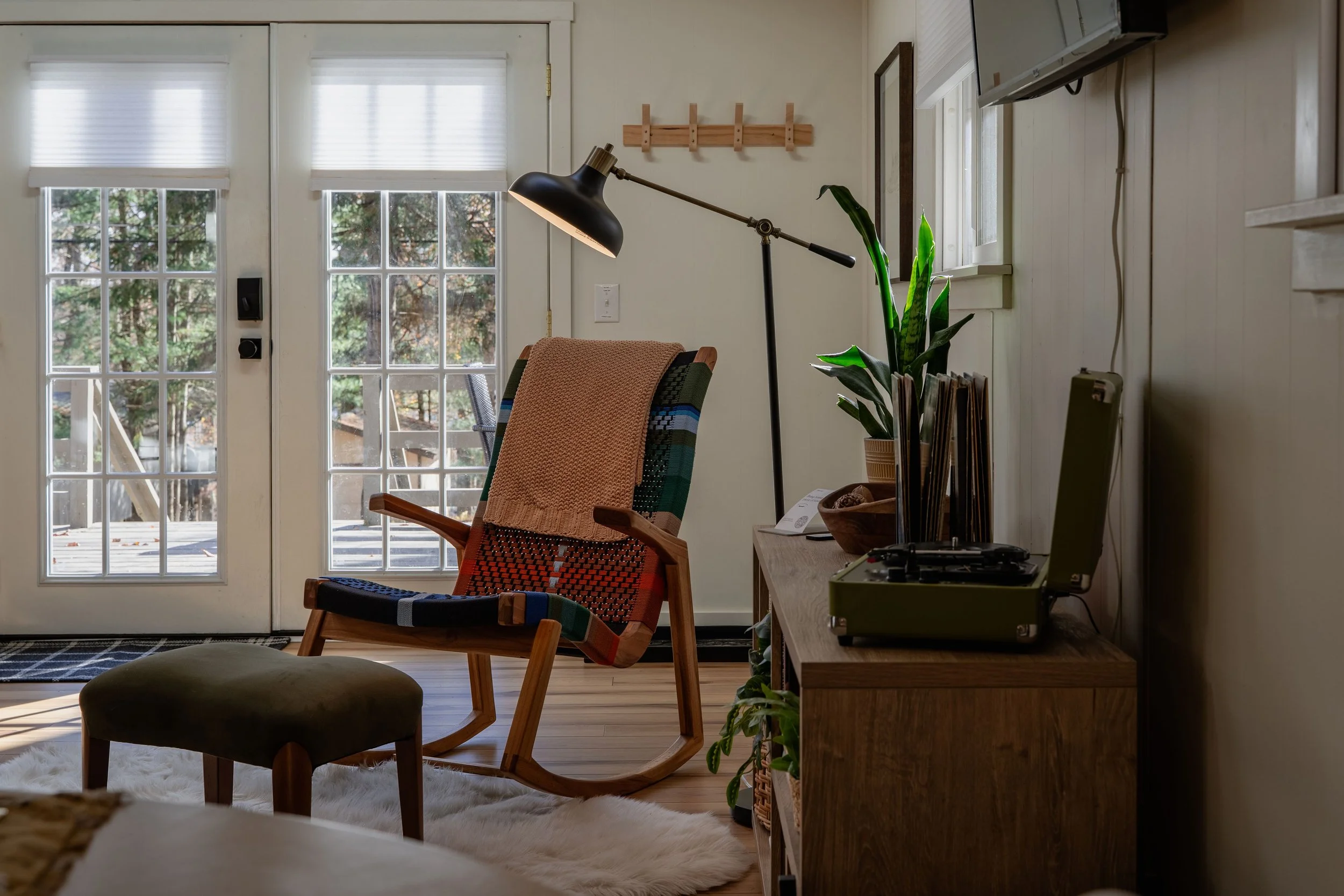 The perfect spot to read a book, sip coffee or enjoy a nice glass of wine.