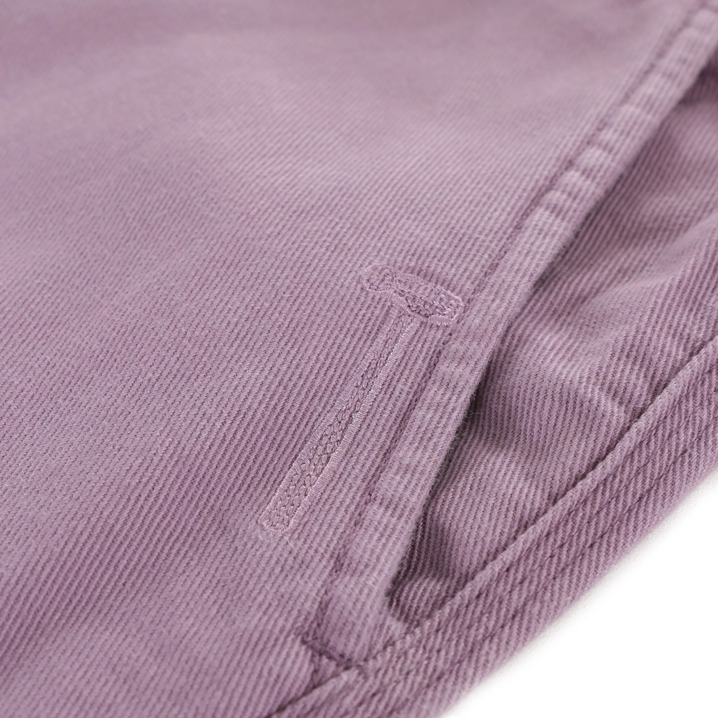 Sledge Hammer embroidery on chino work pant.