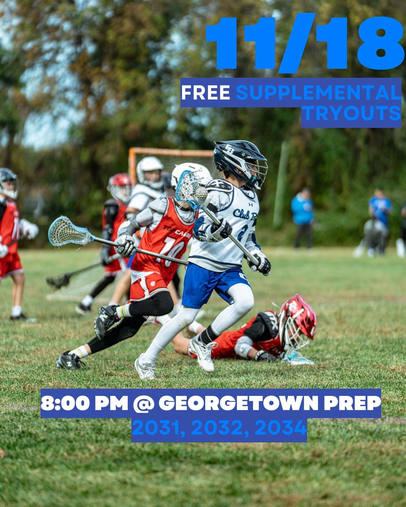 Email director@clubbluelacrosse.com for details