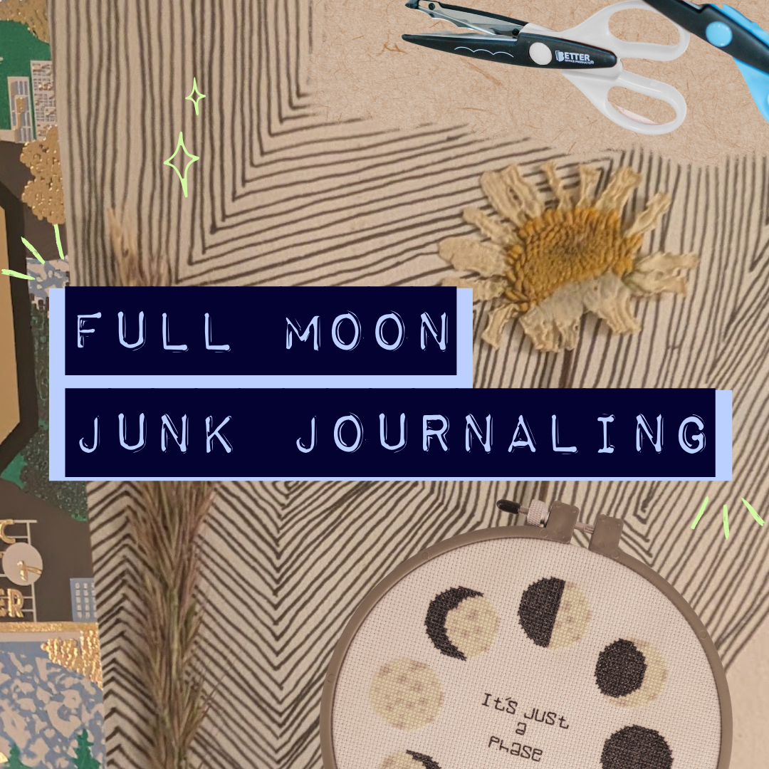 Full Moon Junk Journaling