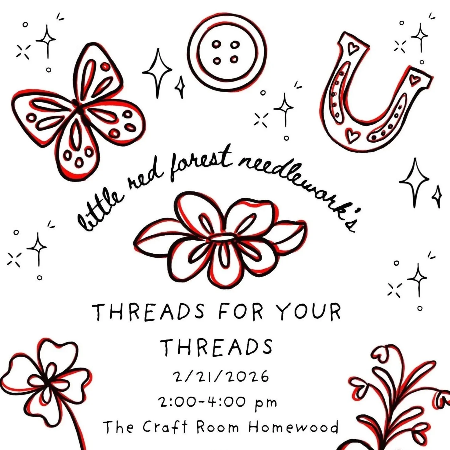 Thread for Your Threads: Wearable Embroidery Workshop