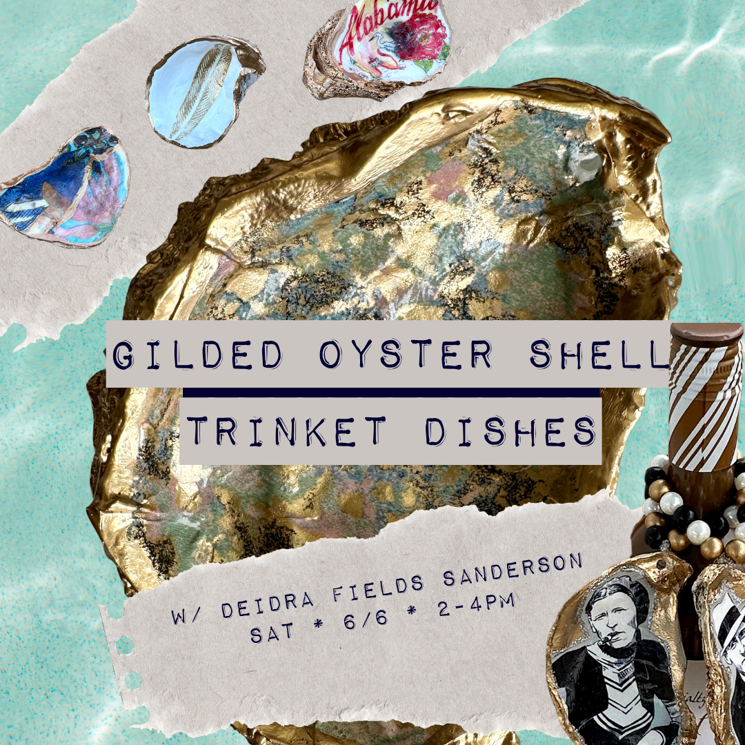 Gilded Oyster Shell Trinket Dishes with Deidra