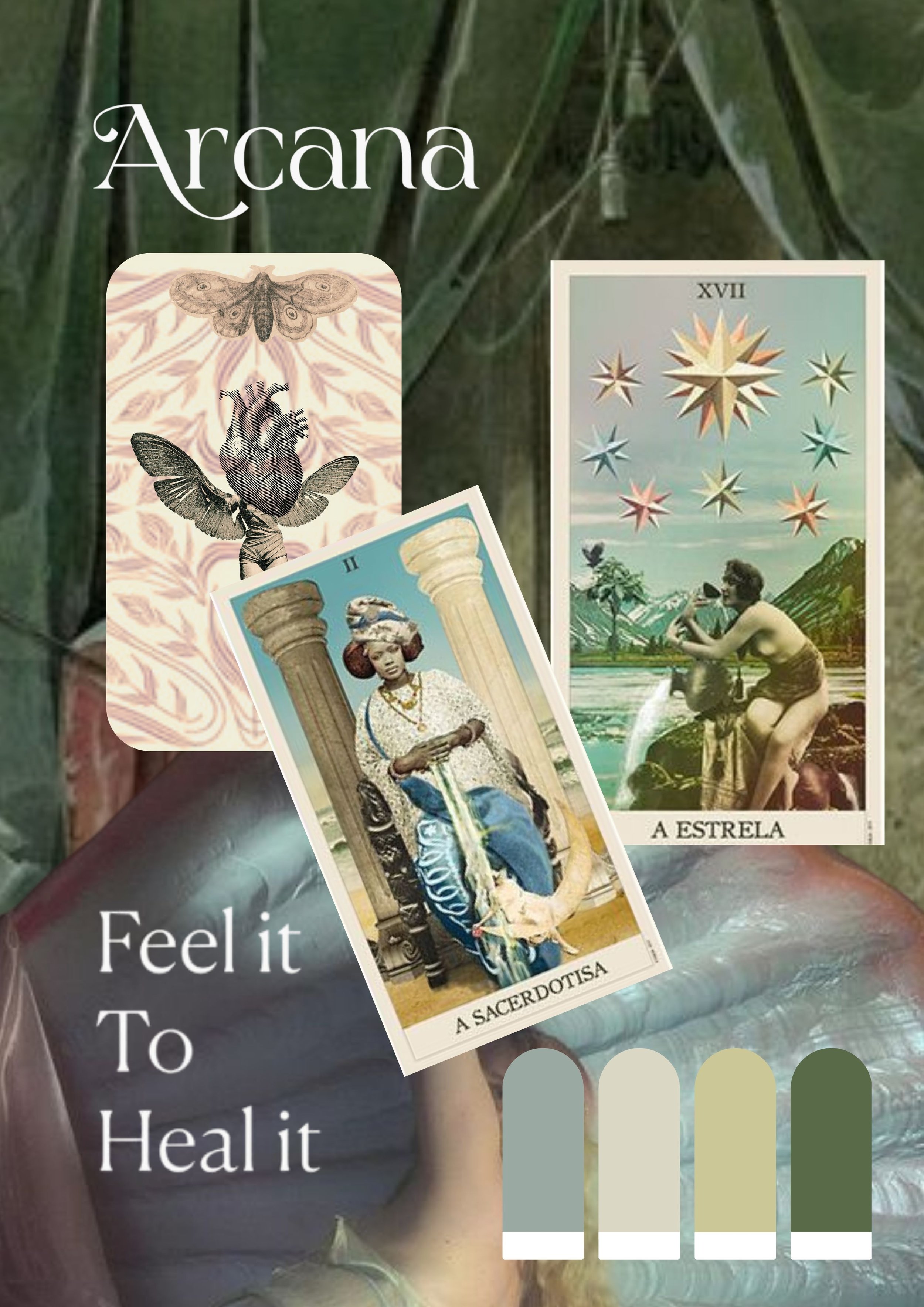 Aluma AI Tarot App Exploration Mood Boards