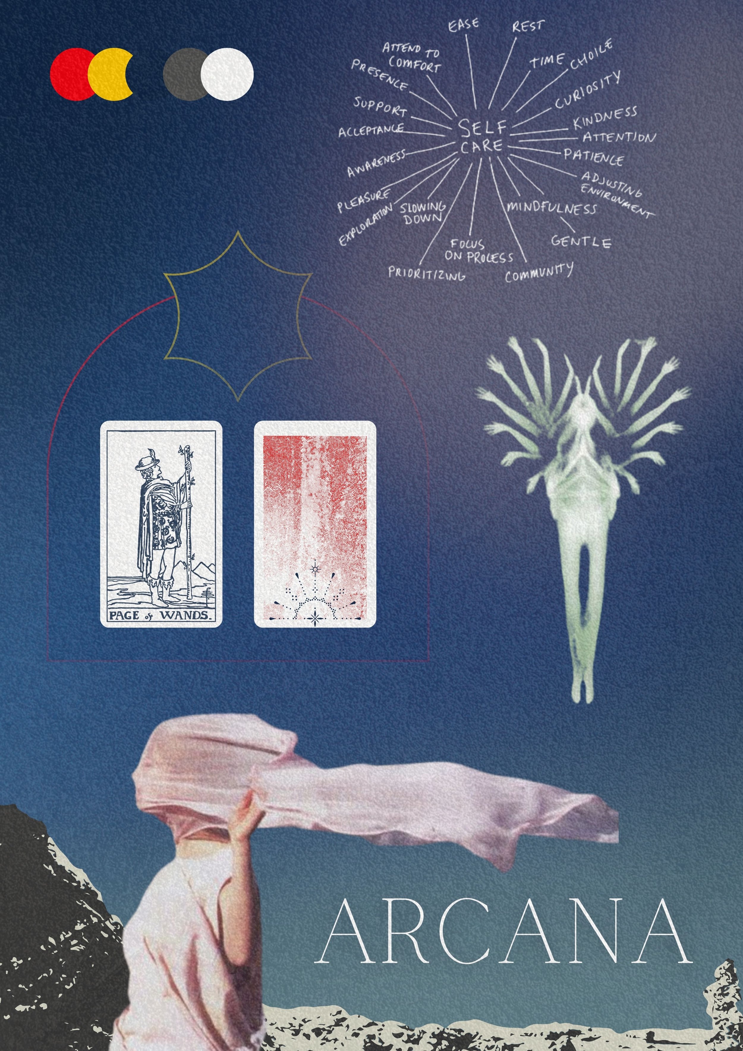 Aluma AI Tarot App Exploration Mood Boards