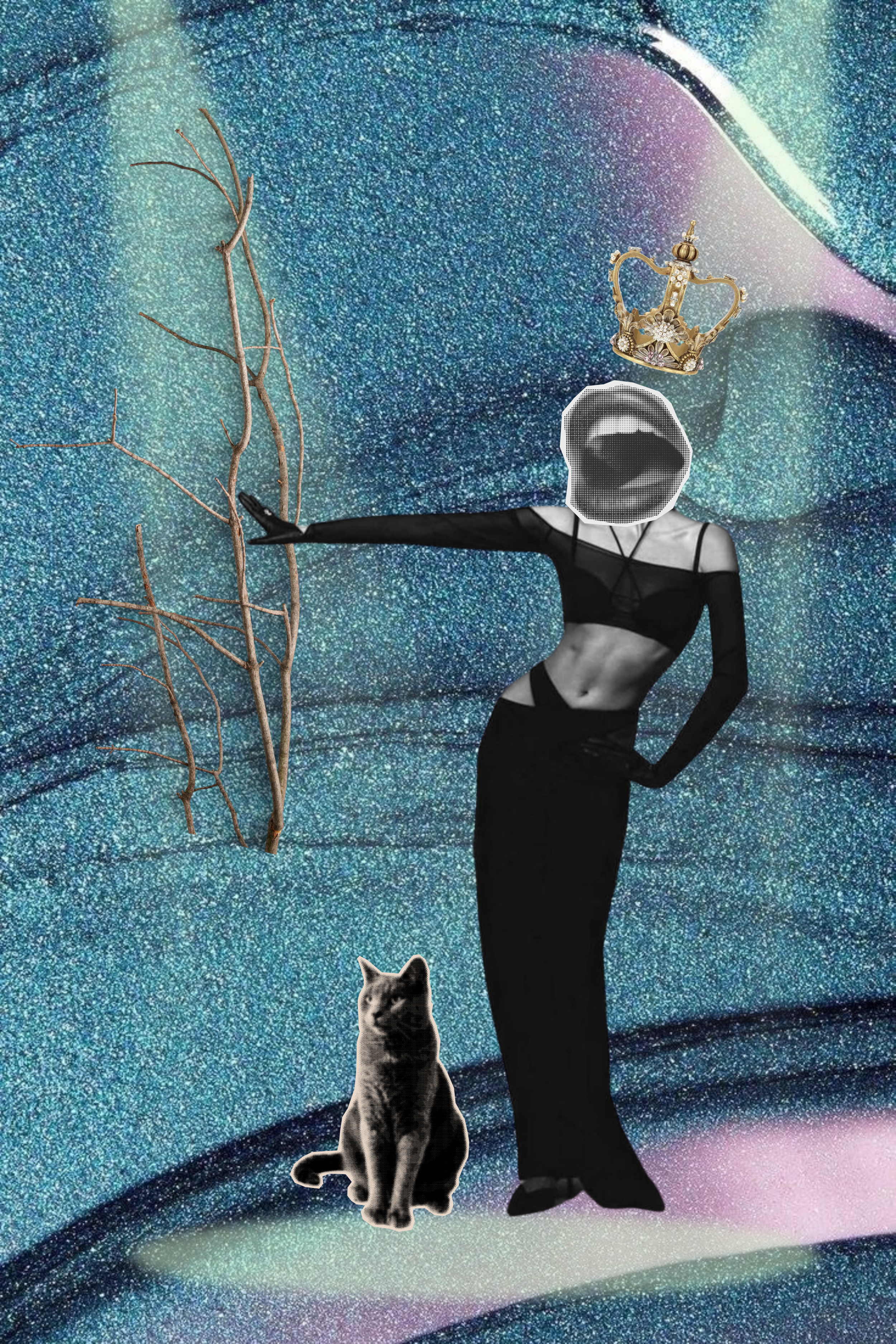 tarot digital collage art