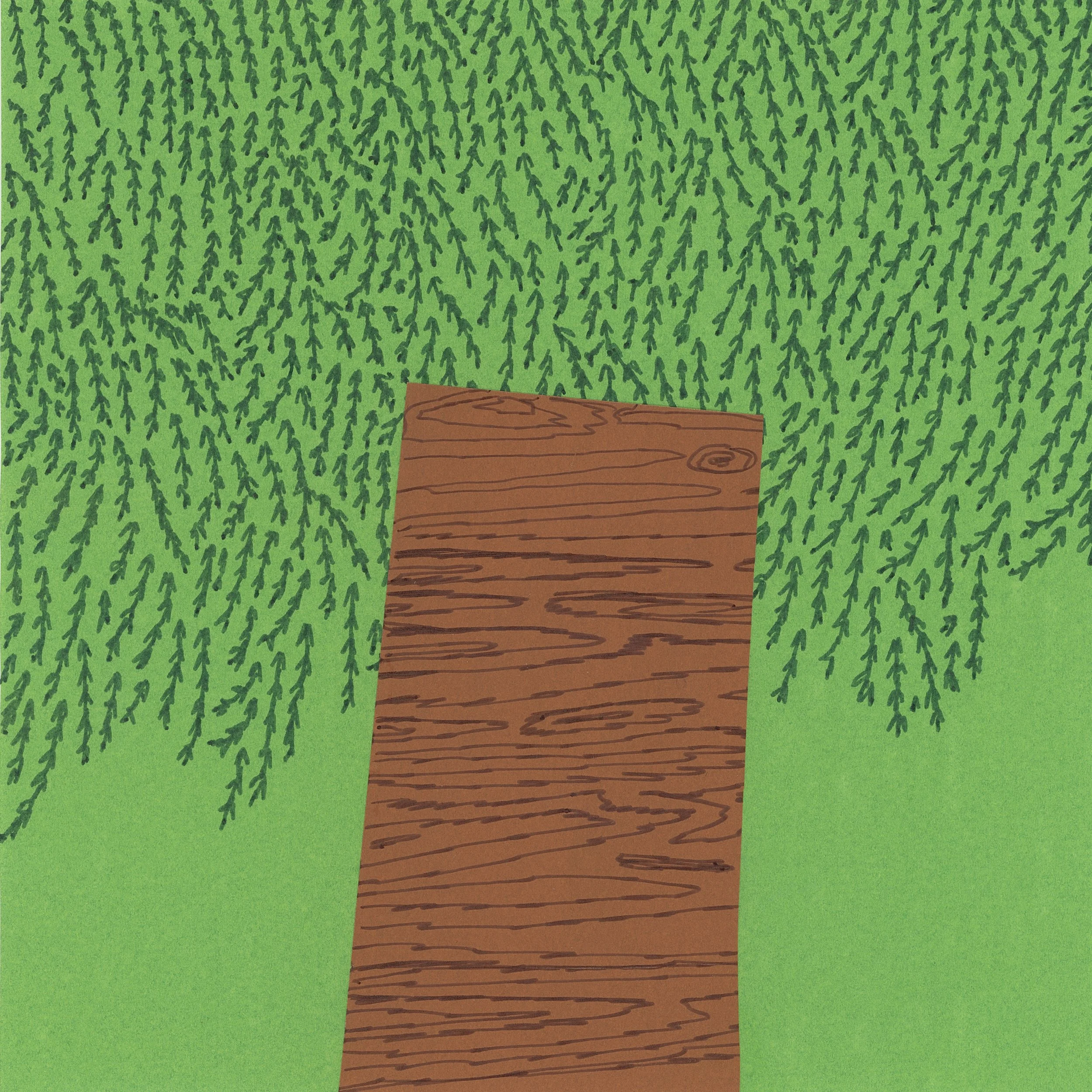 Tree Land Print 6"x6"