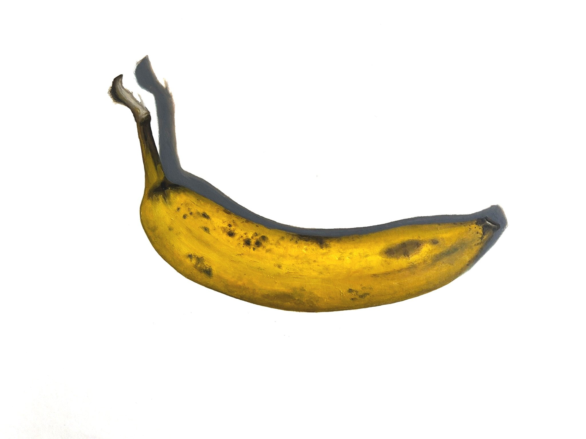 it was supposed to be an apple, 2023
Oil on canvas paper