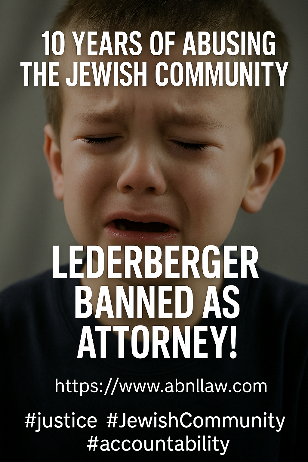 Go-Fund-Me: Rally for Abraham’s Release and Justice - ANOTHER LEDERBERGER VICTIM?
