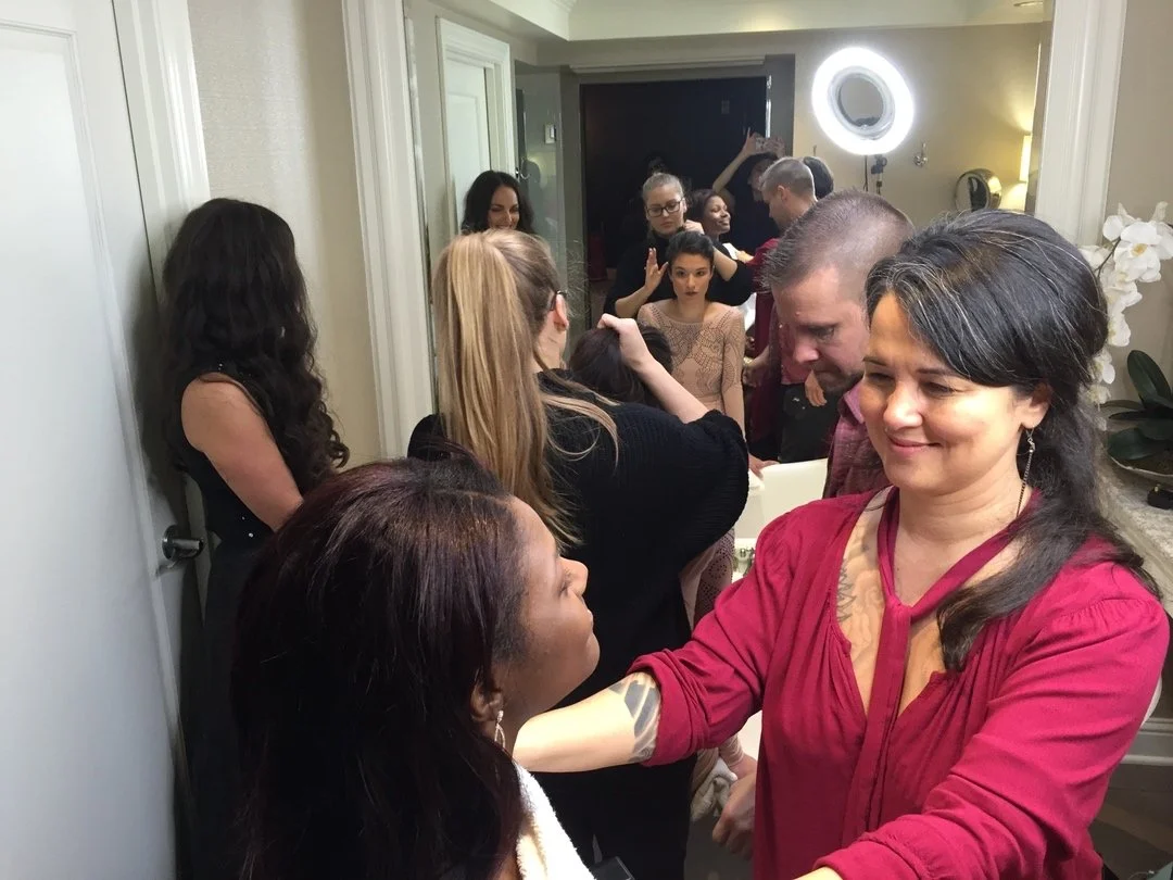 If the room feels like this&mdash;
you want someone who can hold it all together. It&rsquo;s not just makeup.
It&rsquo;s managing energy, timing, people&mdash;
all at once. Back in the day @gressalabs