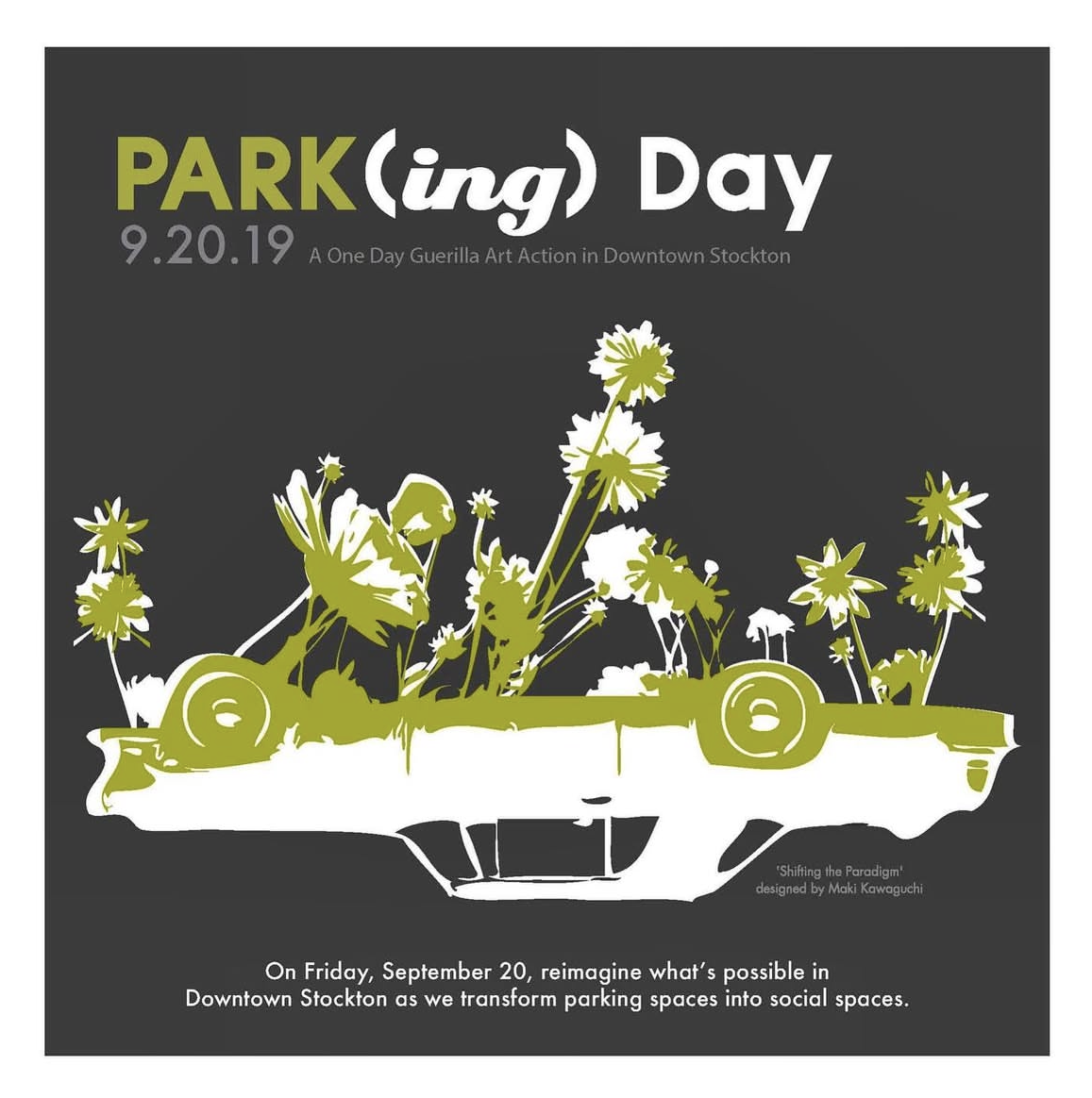 I also led the effort to bring Stockton into the nationwide Park(ing) Day event for the first time, partnering with local businesses to transform parking spaces into social spaces.
