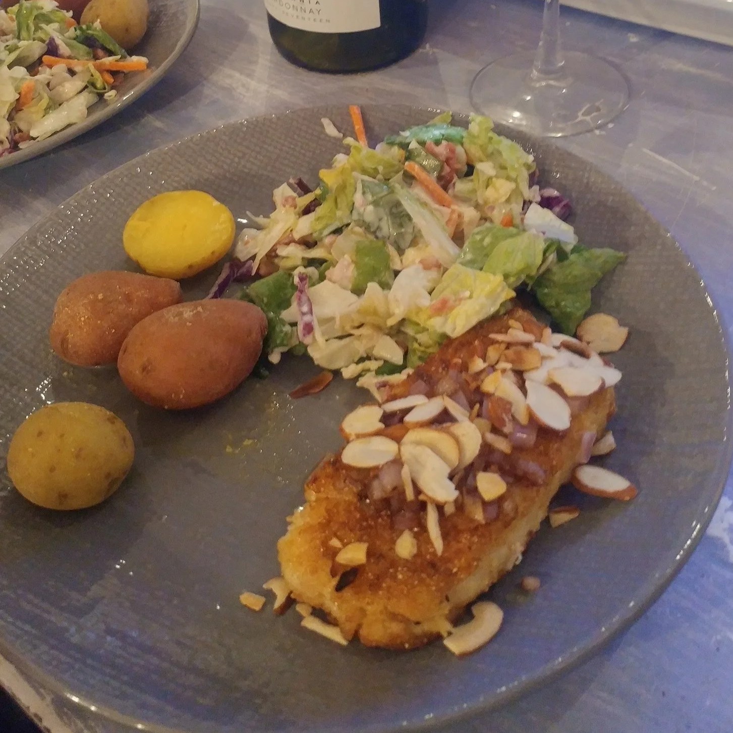 Fresh Fish with Almonds