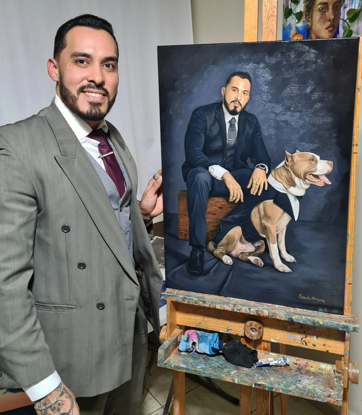 Comisión de retrato, mascotas y arte personalizado en Hermosillo, de Consuelo Márquez Arte