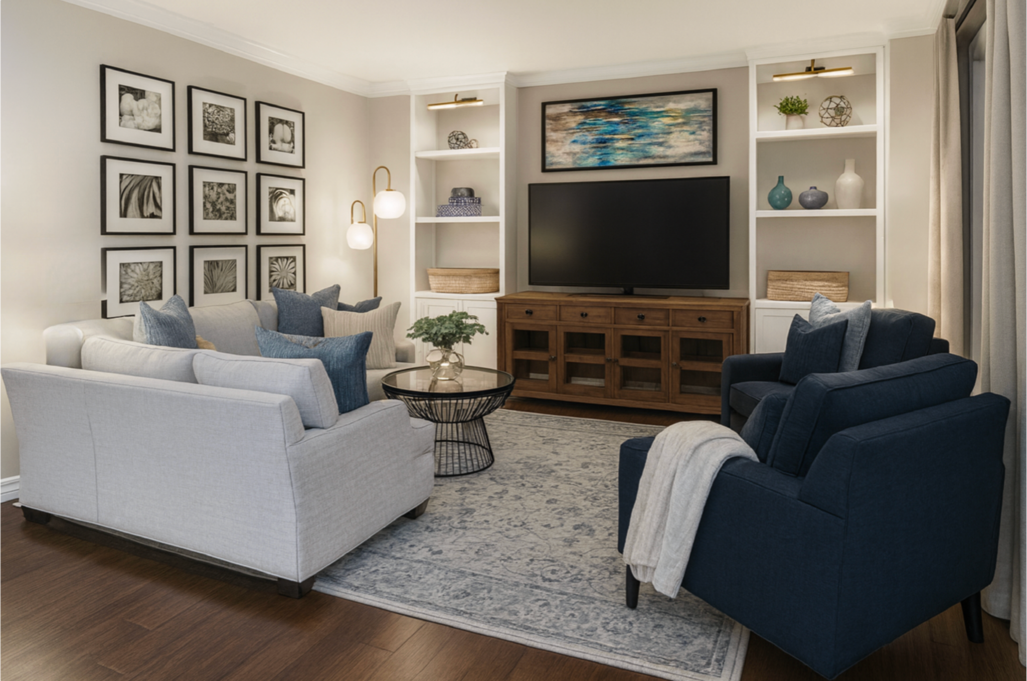 Home refresh with interior design planning, paint colours and furnishings