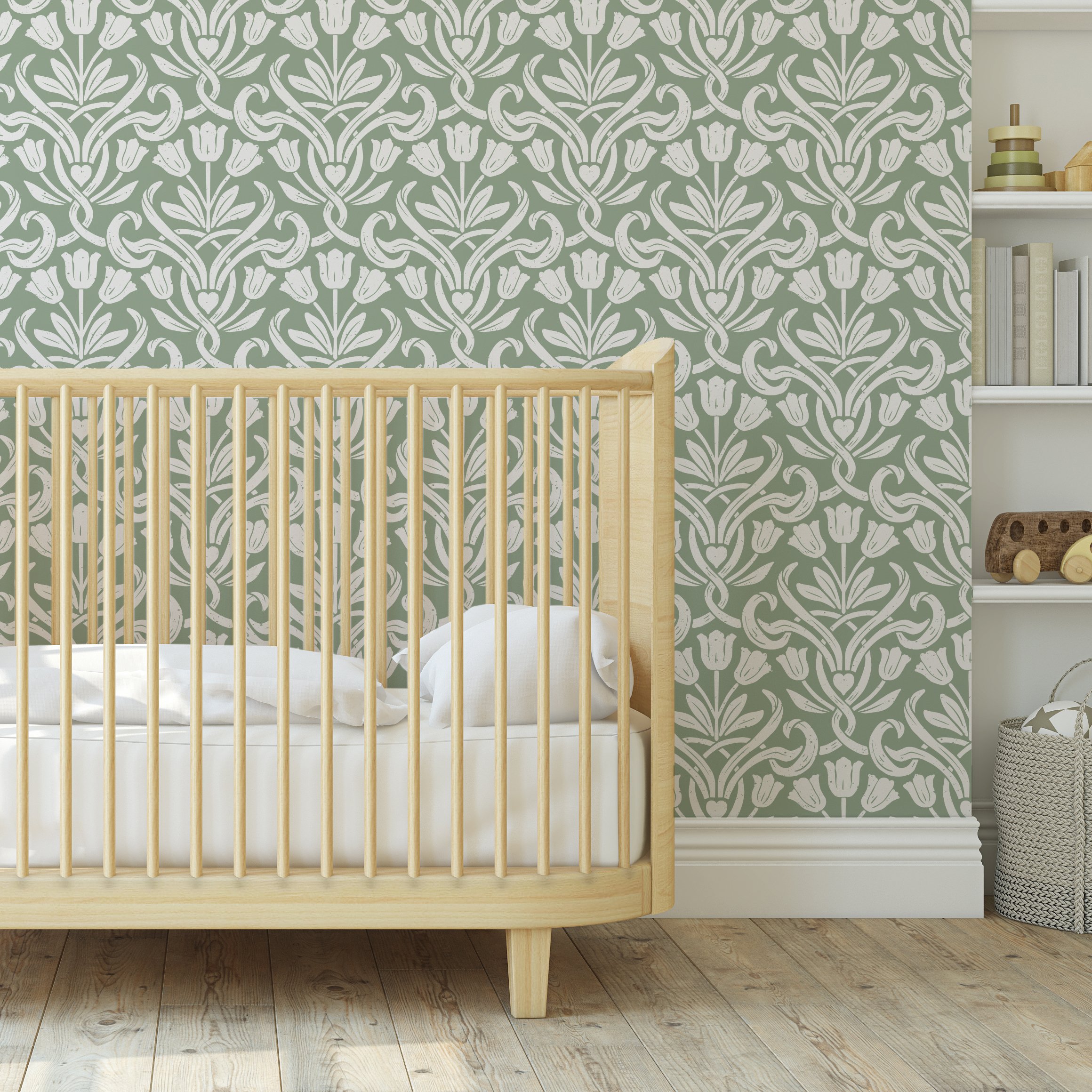 pepiniere-scandinave-berceau-bois-pres-mur-blanc-vide-maquette-interieure-rendu-3d.jpg