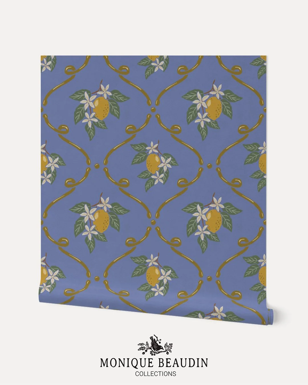 🌿🍋 Introducing my new entry for the Spoonflower Mediterranean Hues Design Challenge!

The brief called for Florentine florals, seaside kitchens or the warmth of open-air markets, painterly details and that unmistakable Mediterranean palette of coba