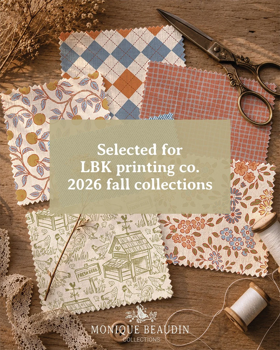 Selected for LBK printing co. 2026 fall collections