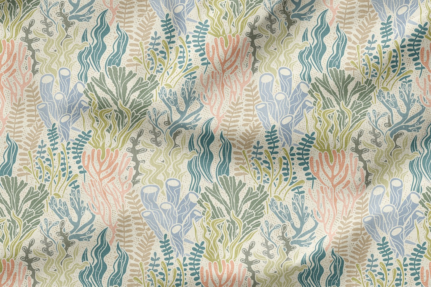 Boho Marine Flora Ivory