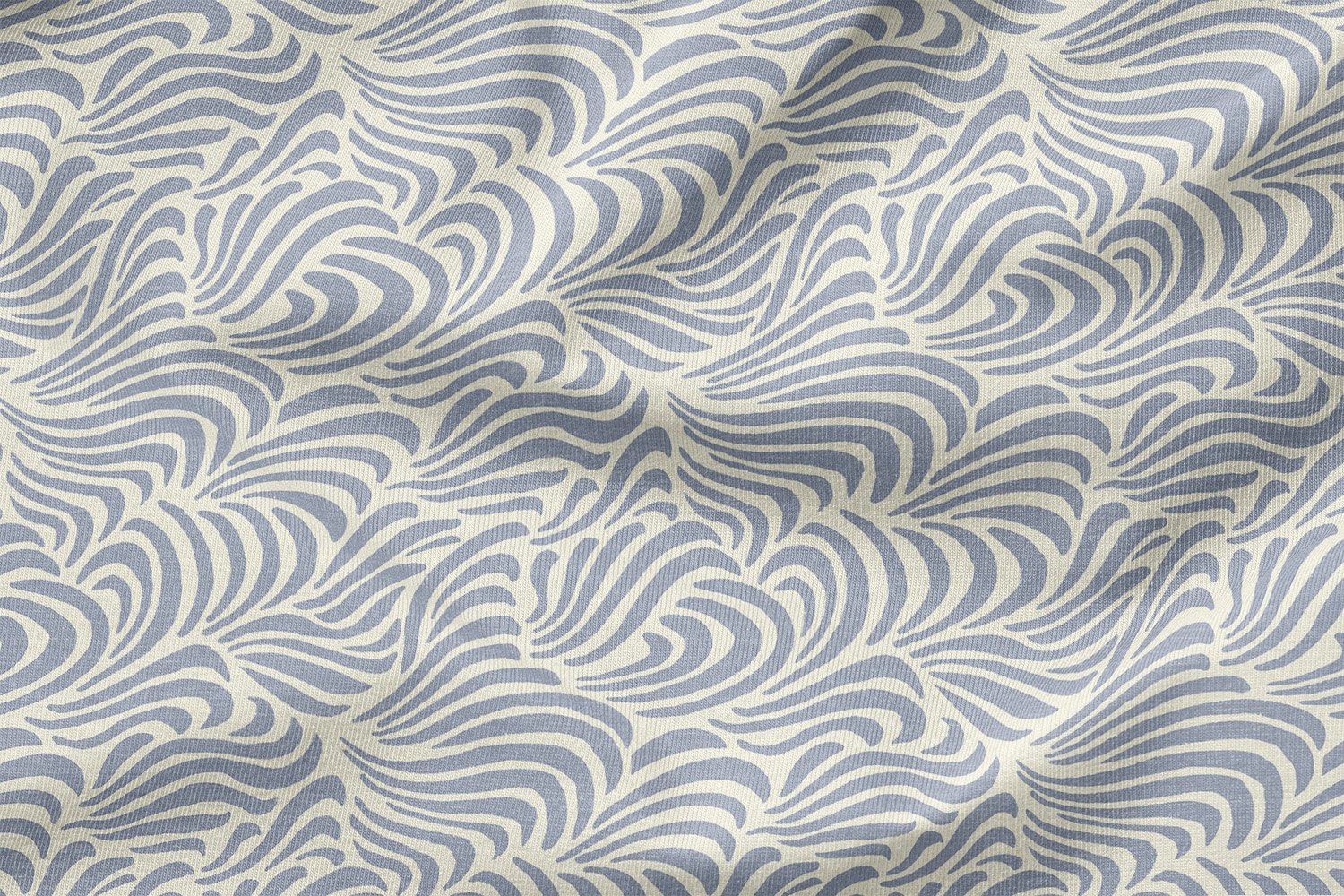 Ocean waves light blue