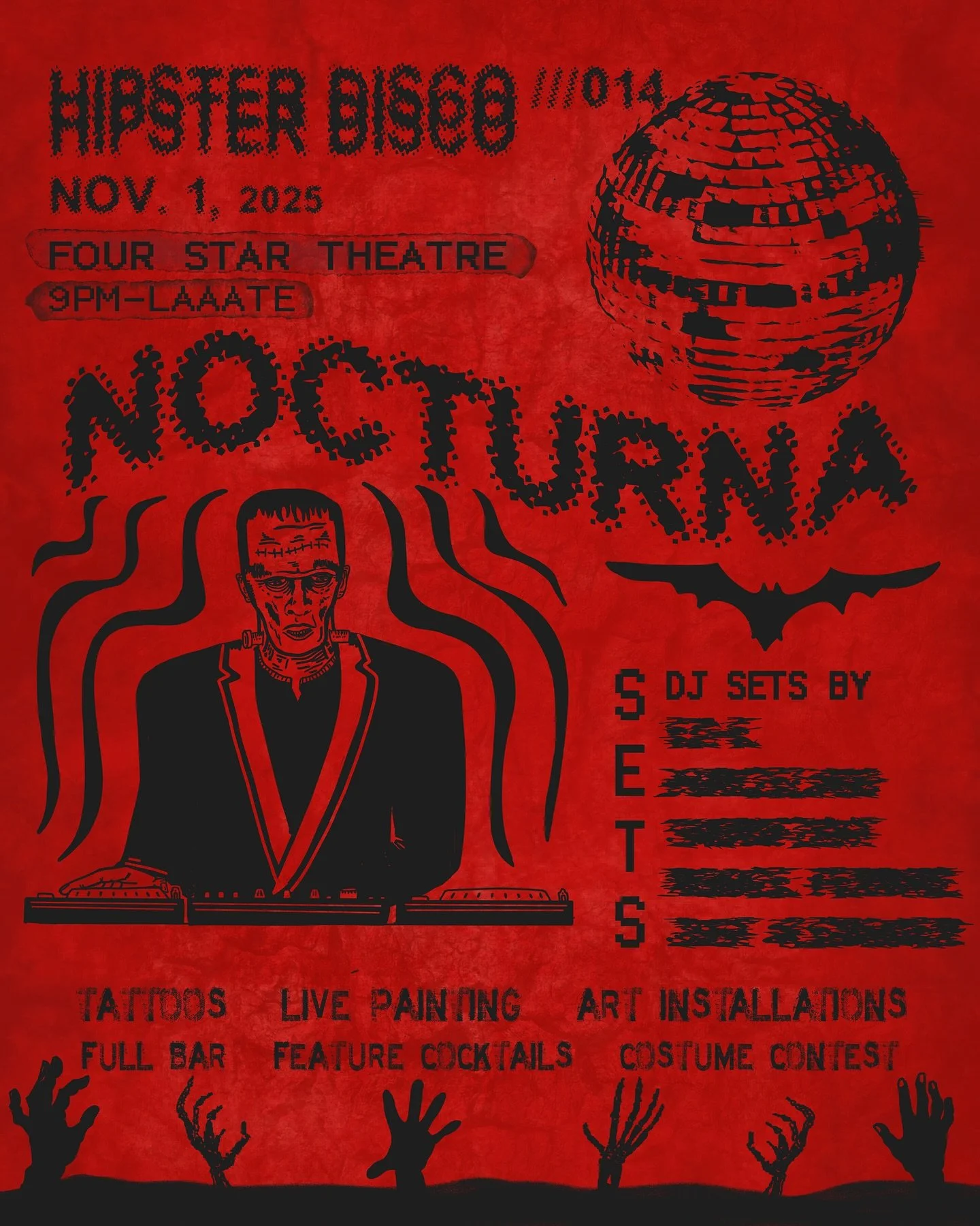 &hellip;
🩸NOCTURNA🩸
🪩⛓️11.01.25⛓️🪩

 &ldquo;Link in bio&rdquo;