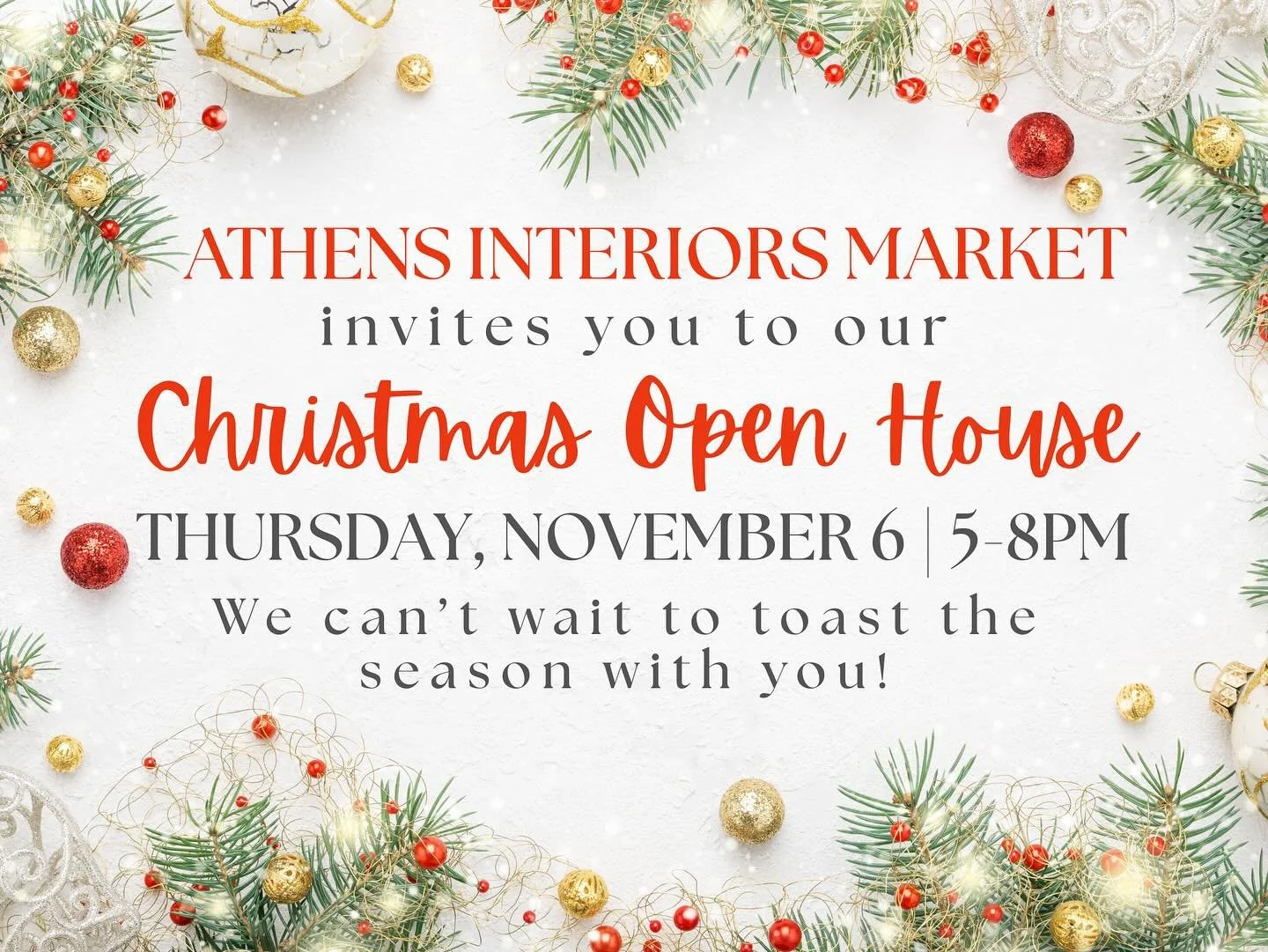 We’d love to see you November 6th! π