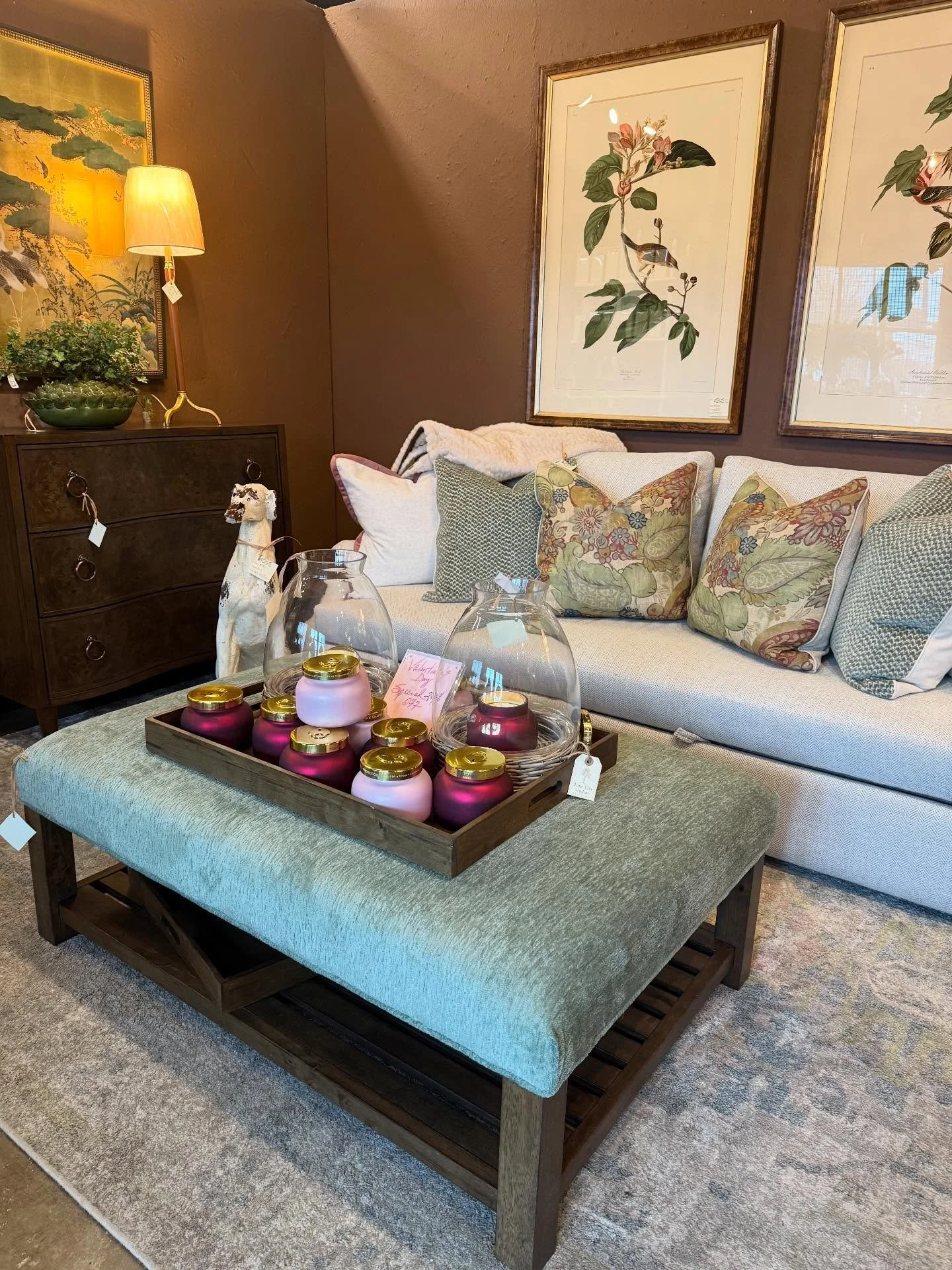 We are open!!!! Please come see us before the storm.  Our freezer is freshly stocked with casseroles and a new shipment of e newton Jewelery.