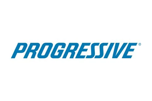 Progressive logo in blue text on a white background.