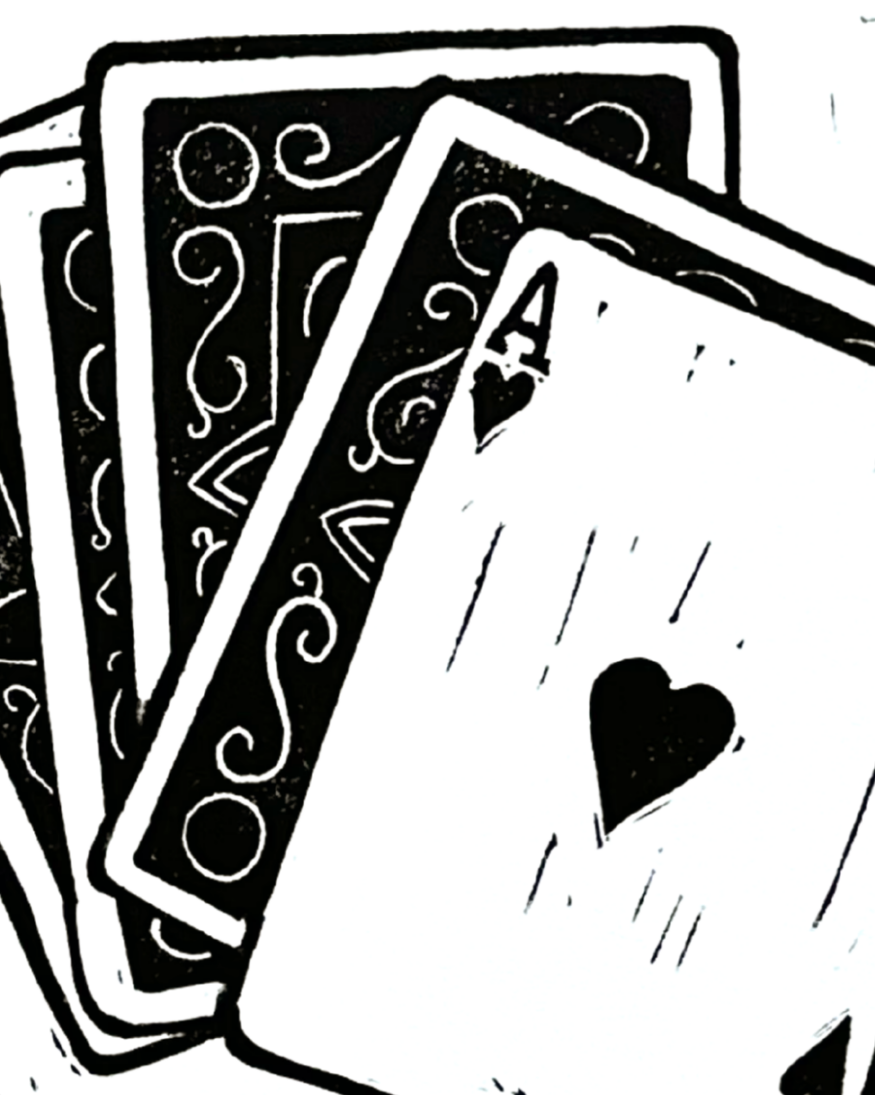 Leigh Teixeira Fine Art Linocut Prints in Austin Texas Deck of Cards 2.png